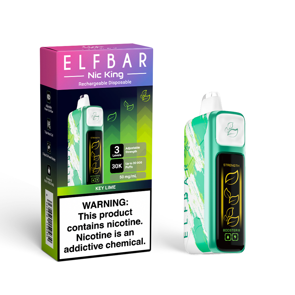 ELFBAR NIC KING 30K oplaadbare wegwerpvape (alle smaken)