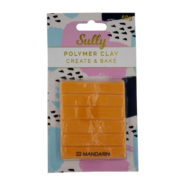 Sully Polymer Clay, Mandarin- 60g