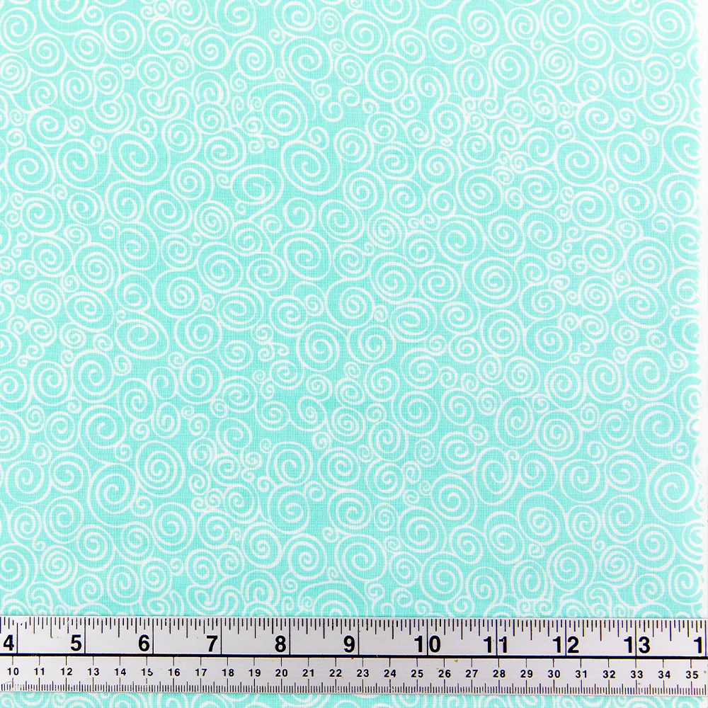 Print Craft & Quilting Fabric, Scroll- Width 110cm