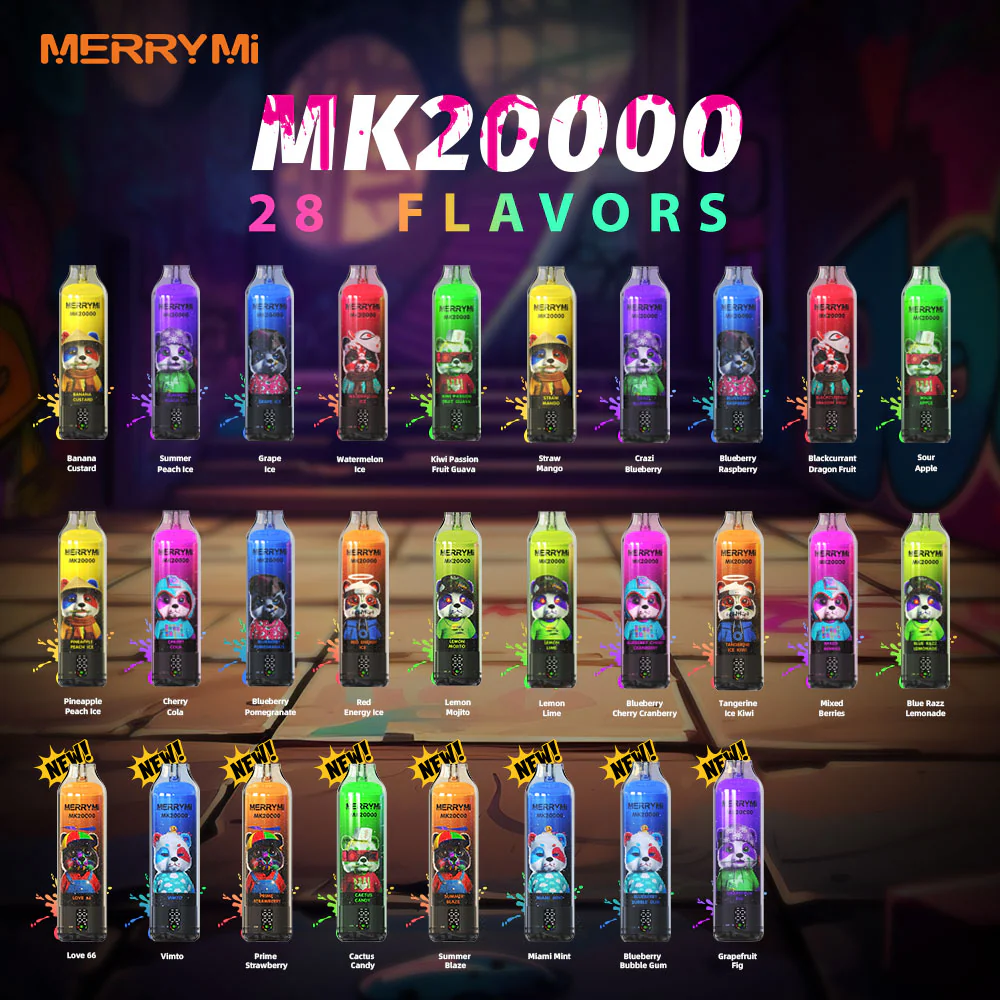 MerryMi MK 20K oplaadbare wegwerpvape (alle smaken)