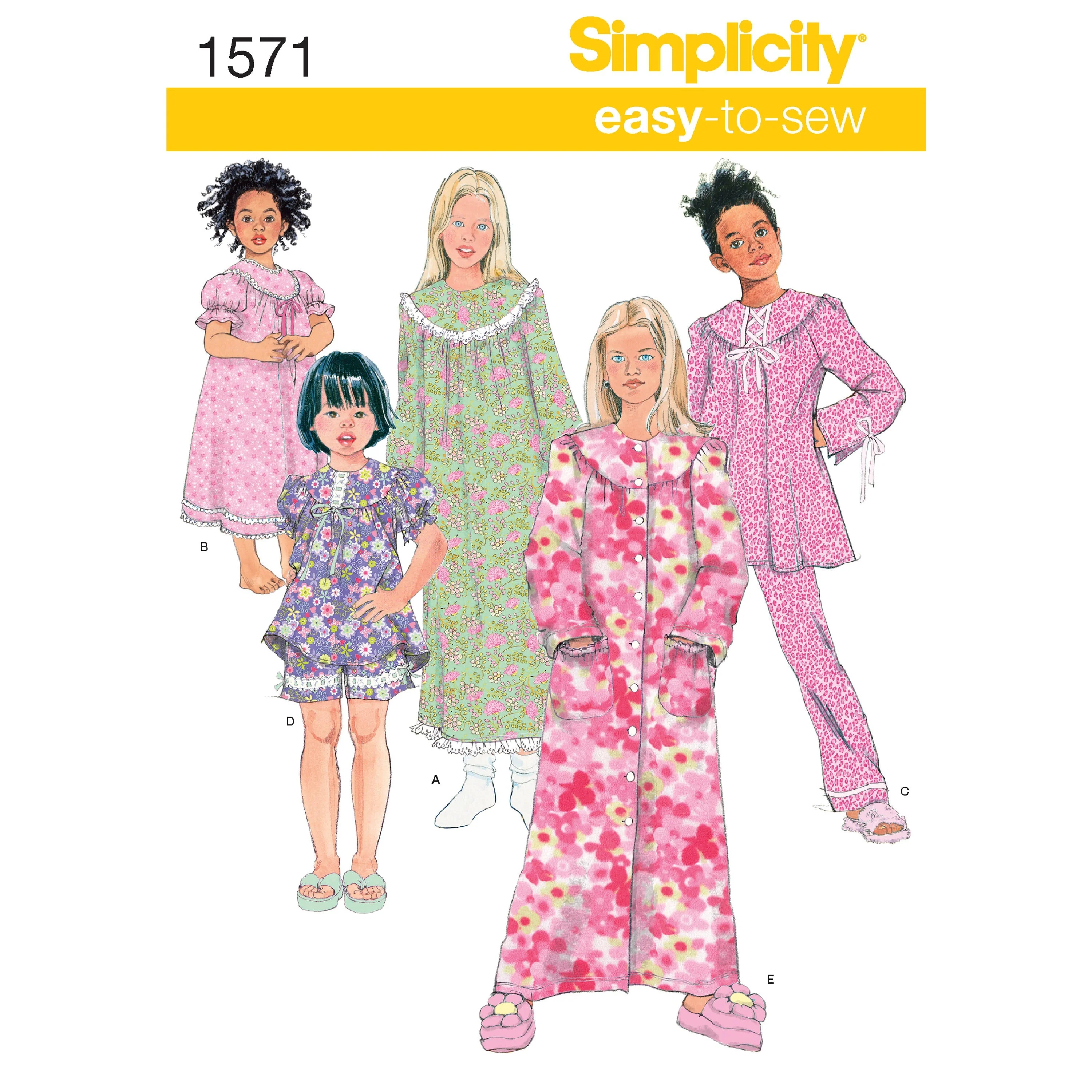Simplicity Pattern 1571 Child