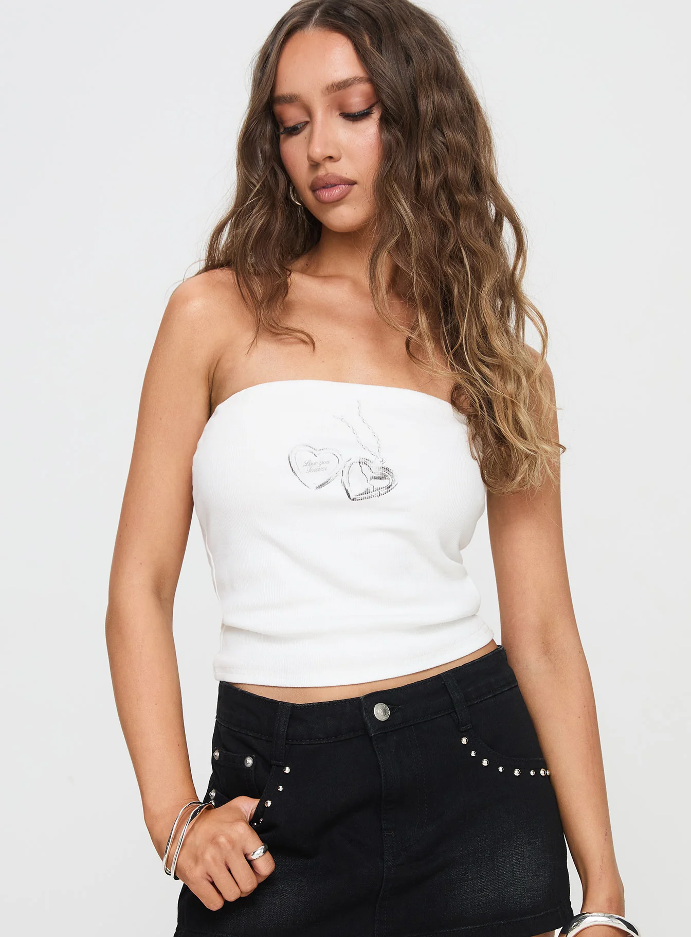 Galen Top White