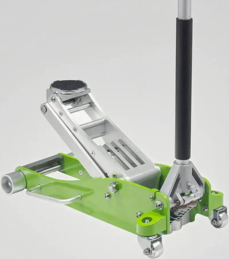 3-tonowy hydrauliczny podnośnik podłogowy aluminiowy – szybki mechanizm podnoszenia z podwójnym cylindrem pompy i wzmocnionym ramieniem podnoszącym
