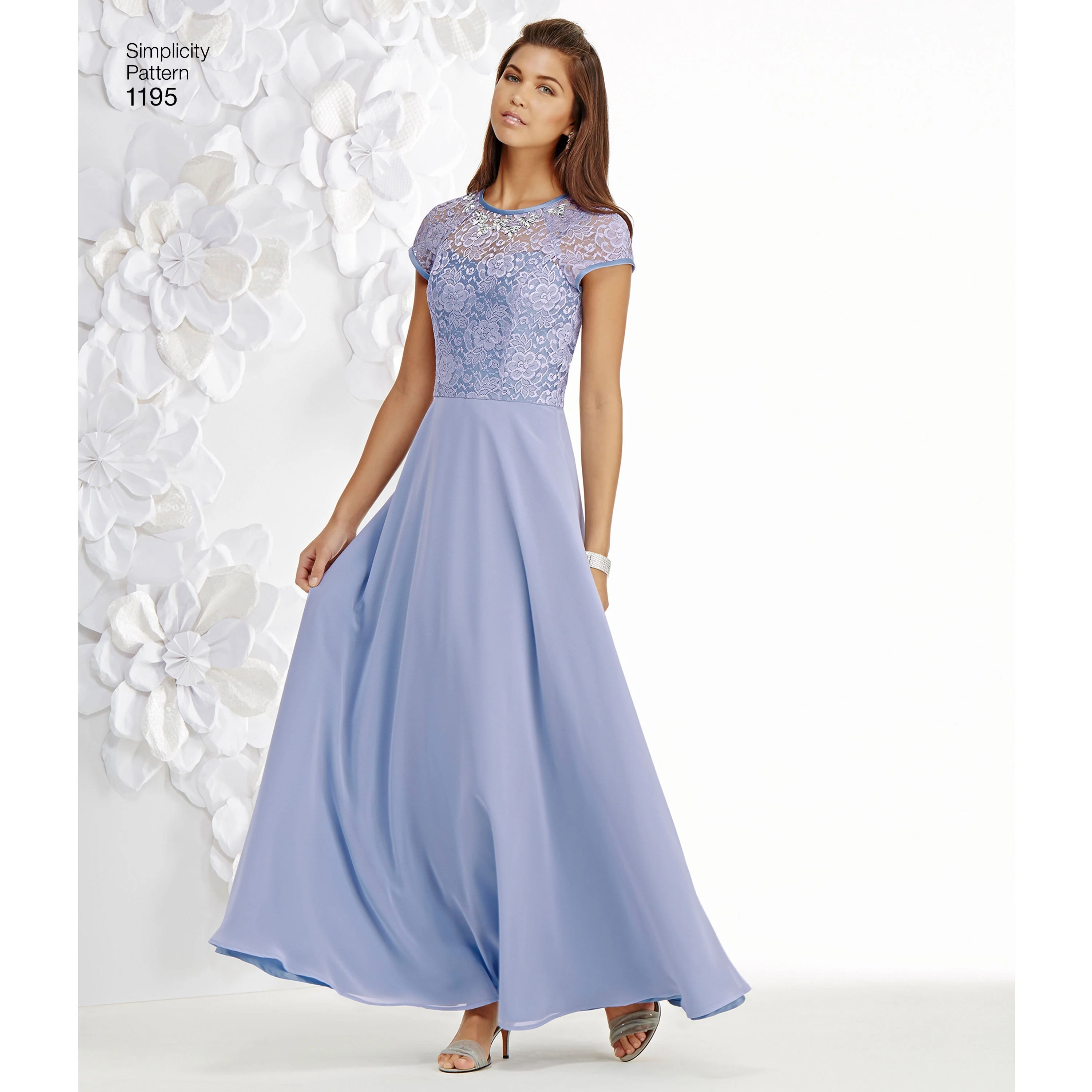 Simplicity Pattern 1195  Women's and Petite Special Occasion Dress