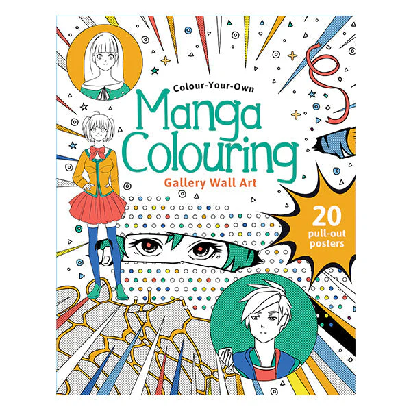 Manga Colouring Wall Art