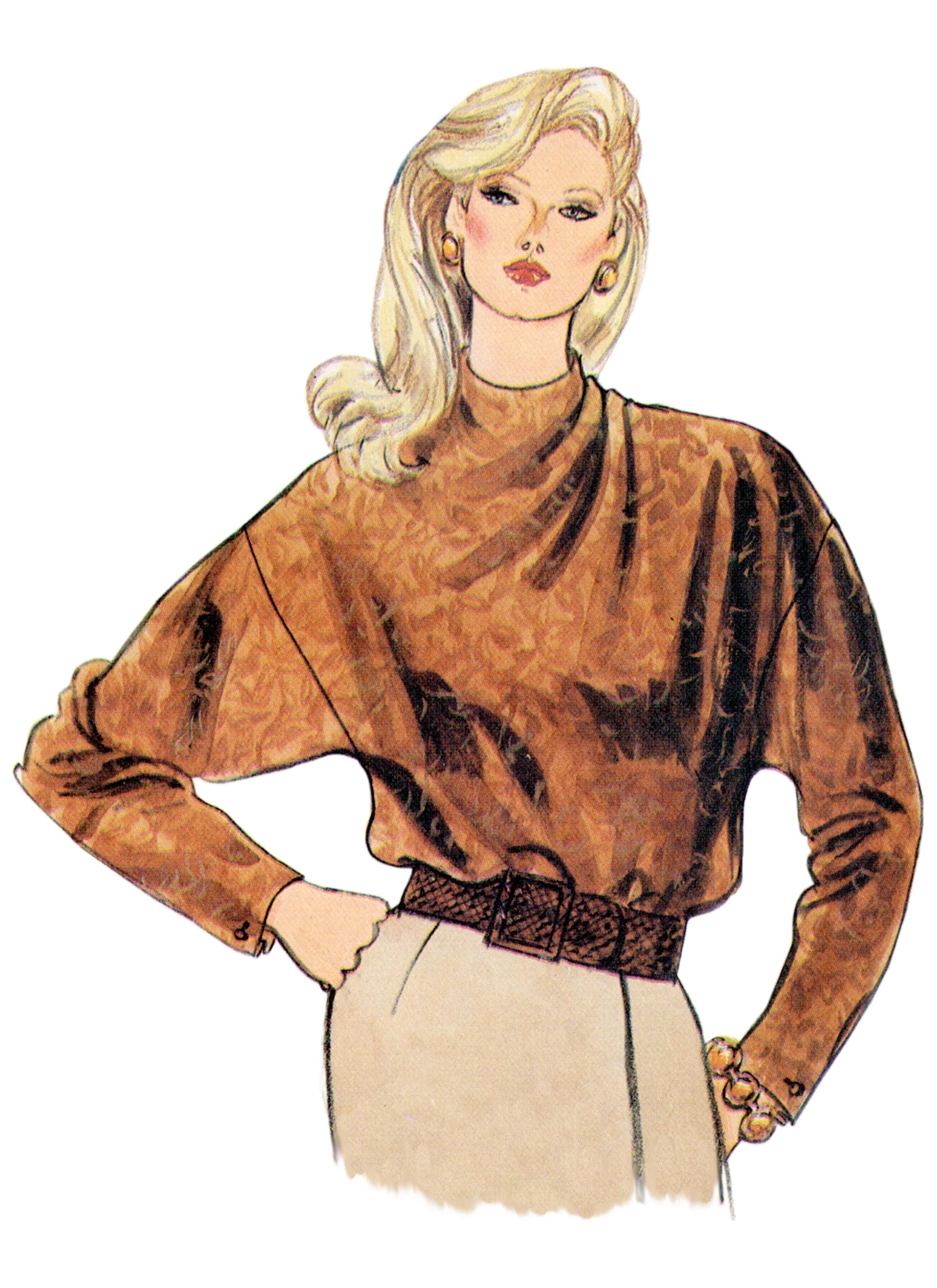 Voguepattern V1902 Misses' Blouse