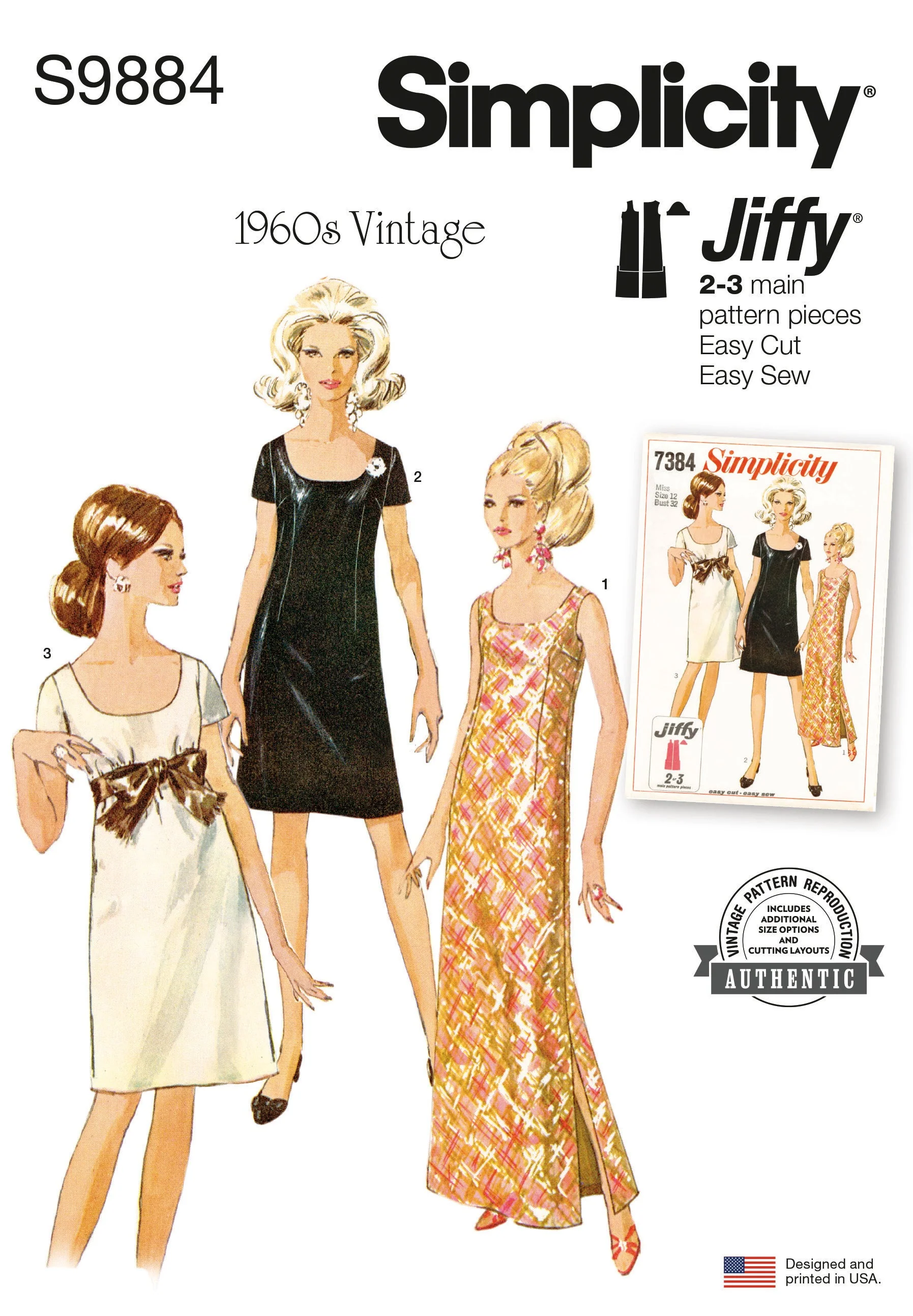 Simplicity Pattern S9884 Misses