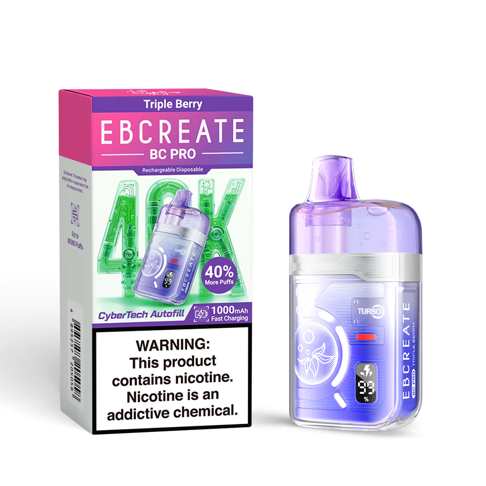 EBCREATE BC PRO oplaadbare wegwerpvape (alle smaken)