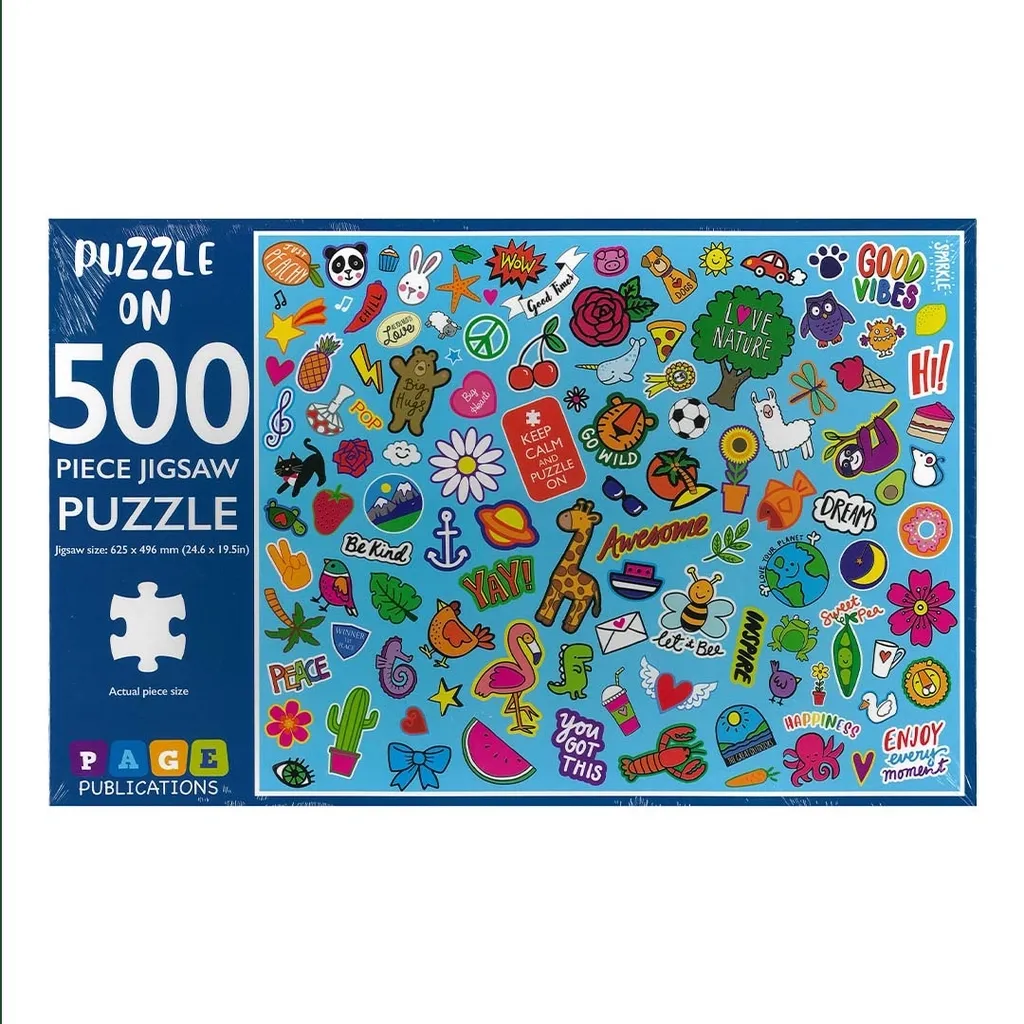 500-Piece Jigsaw Puzzle, Puzzle On