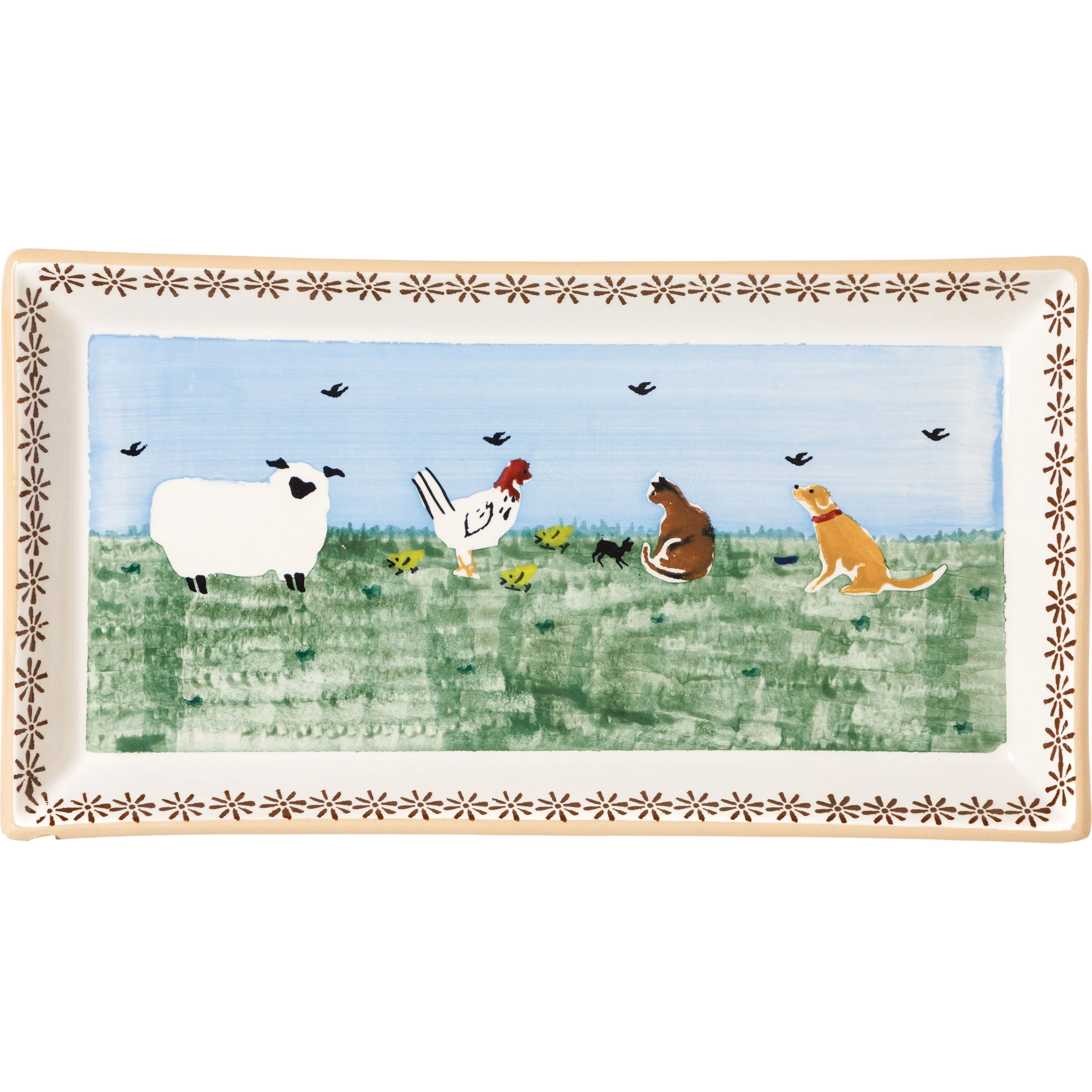 Large Rectangle Plate Assorted