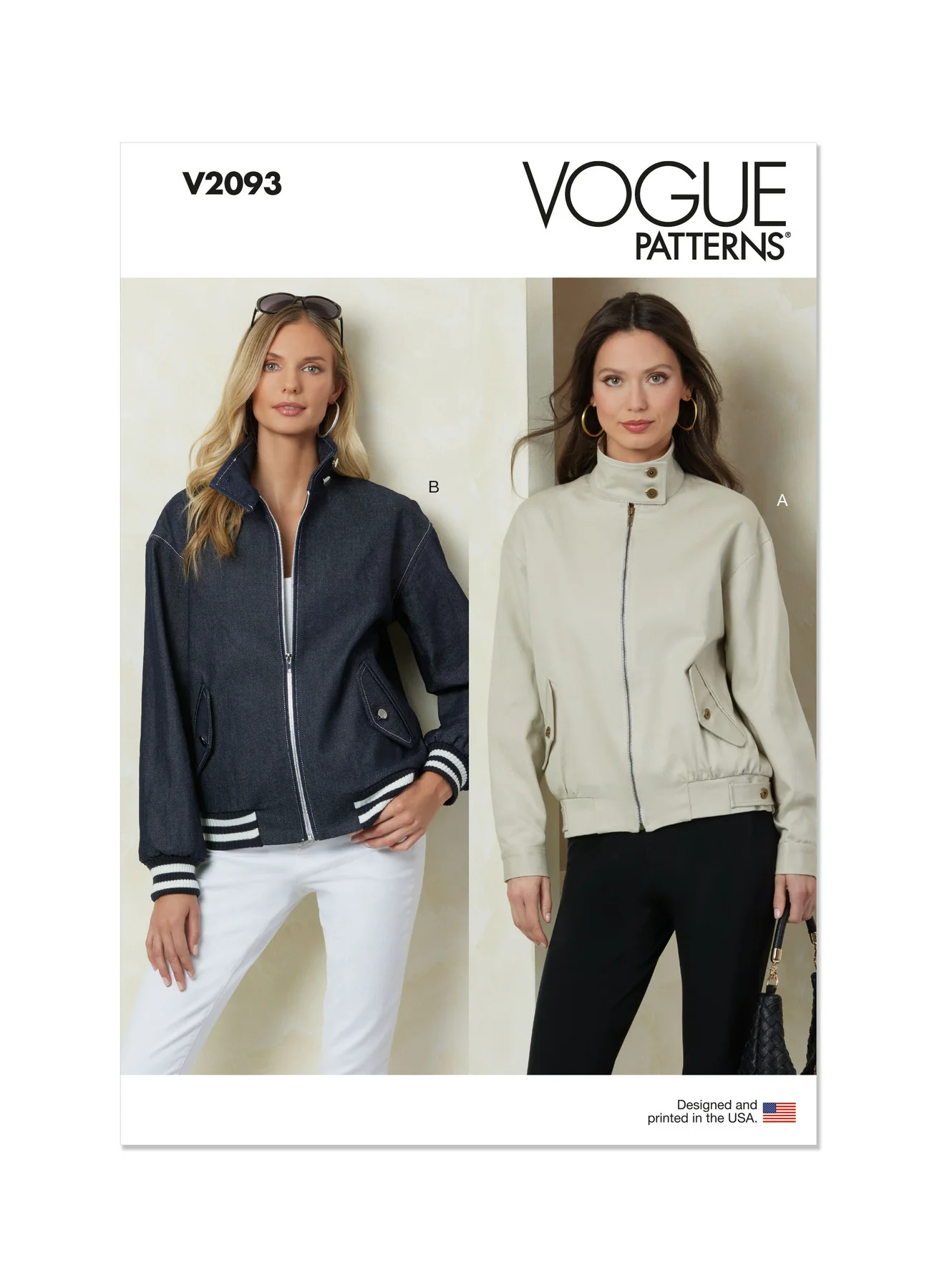 Vogue Pattern V2093 Misses