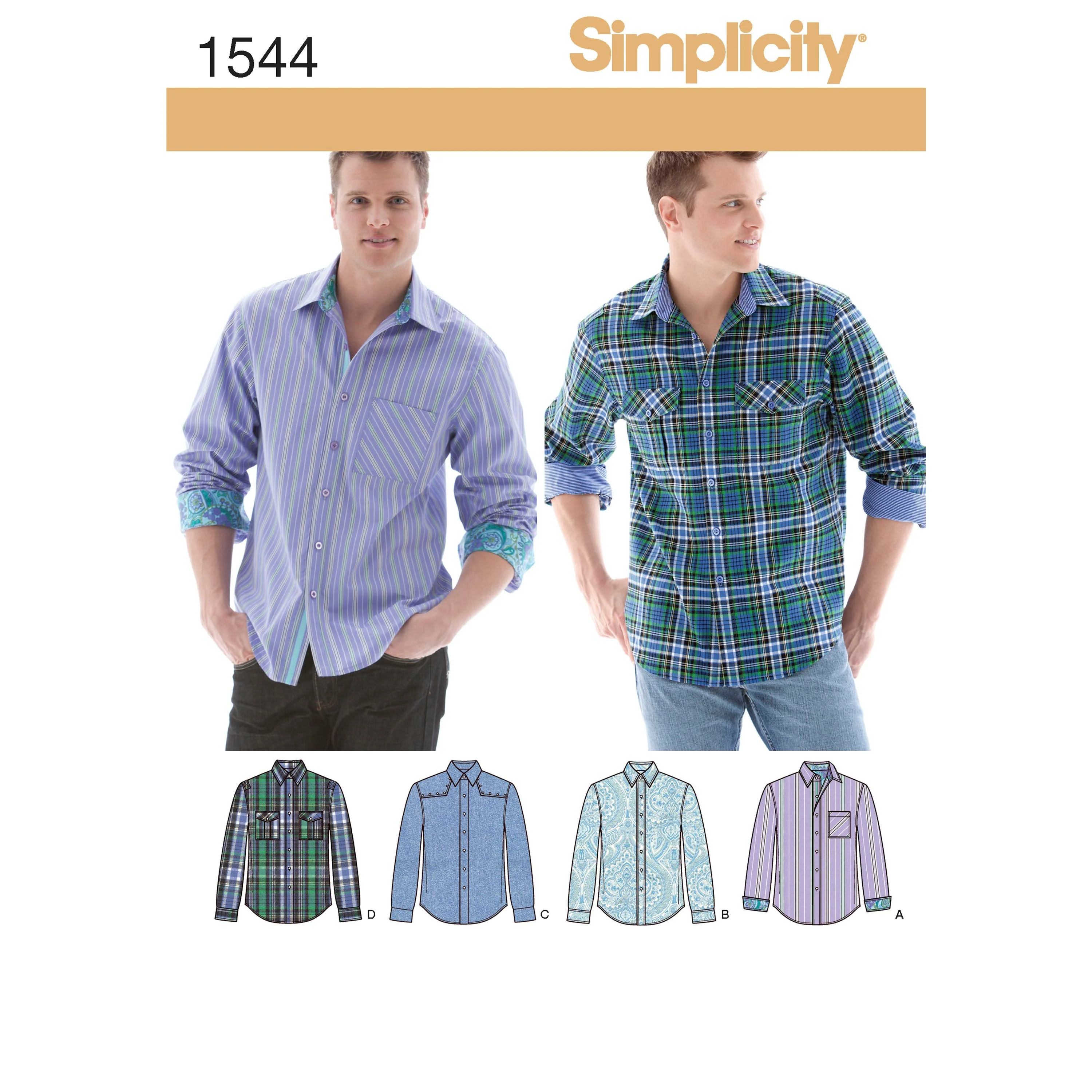 Simplicity Pattern 1544 Men