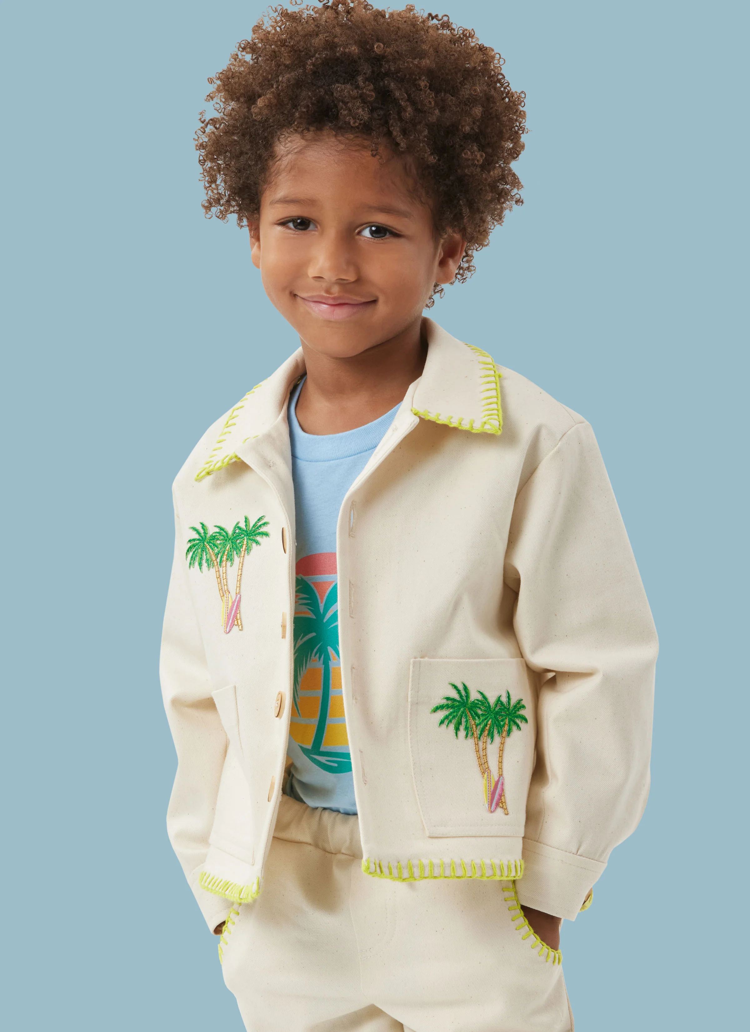 Simplicity Pattern S3113 Children's or Girls' and Boys' Jacket, Shorts and Pants