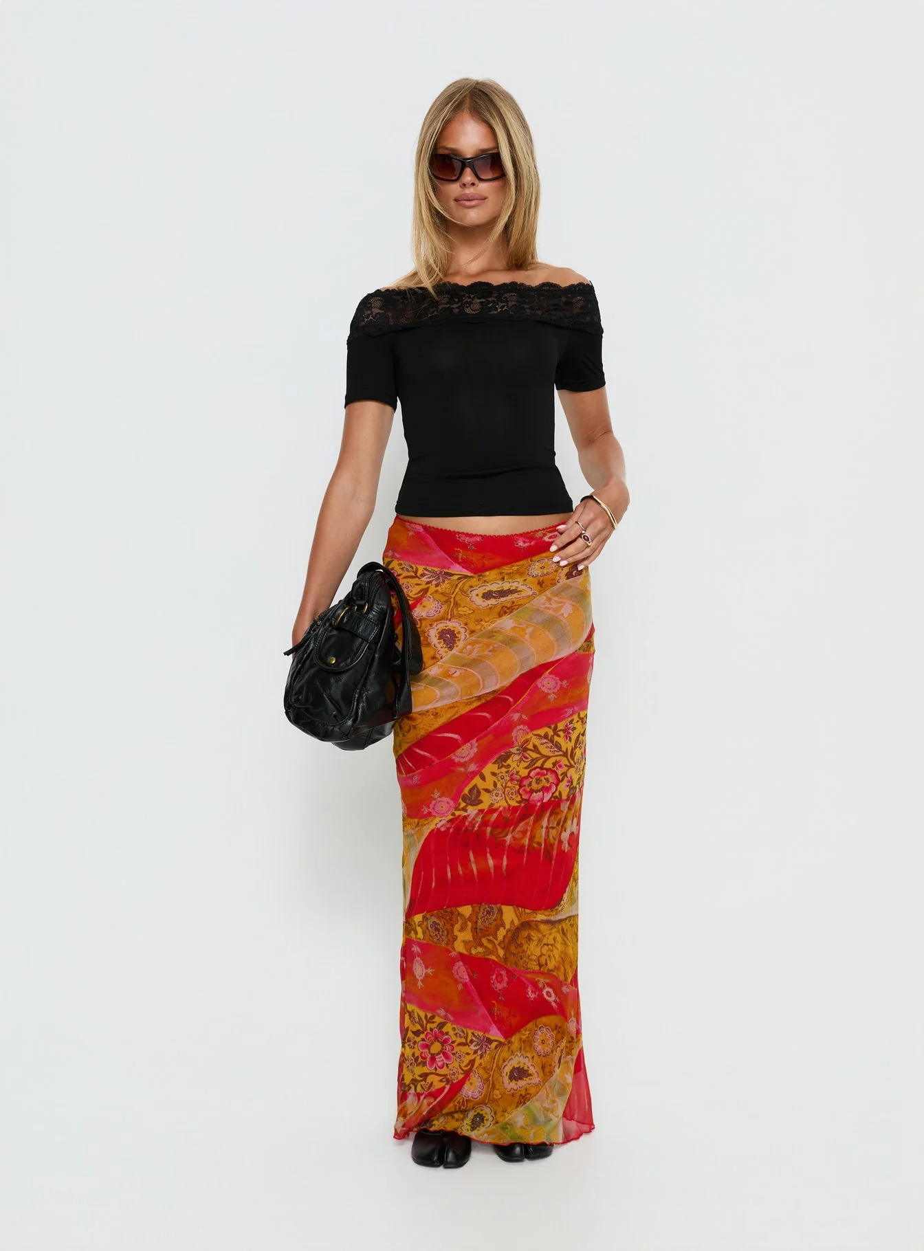 Rowana Maxi Skirt Multi Paisley