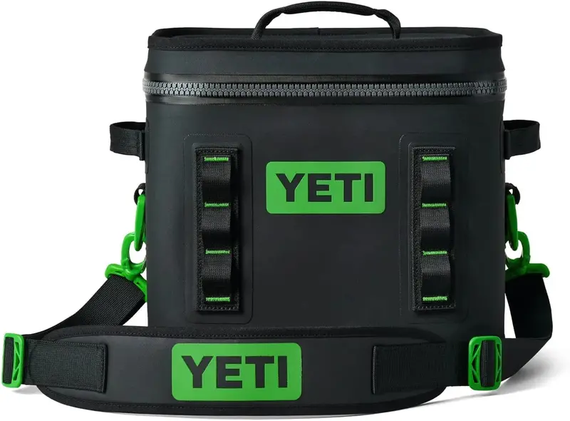 Torba termiczna YETI Hopper Flip 12 Soft Cooler – antracytowa, pojemność 6,8 kg, izolacja PermaFrost, wodoodporny zamek błyskawiczny, solidna konstrukcja