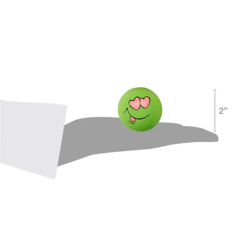 Zabawka dla psa Vibrant Life Playful Buddy Emoticon, poziom 2 do żucia, 3 sztuki