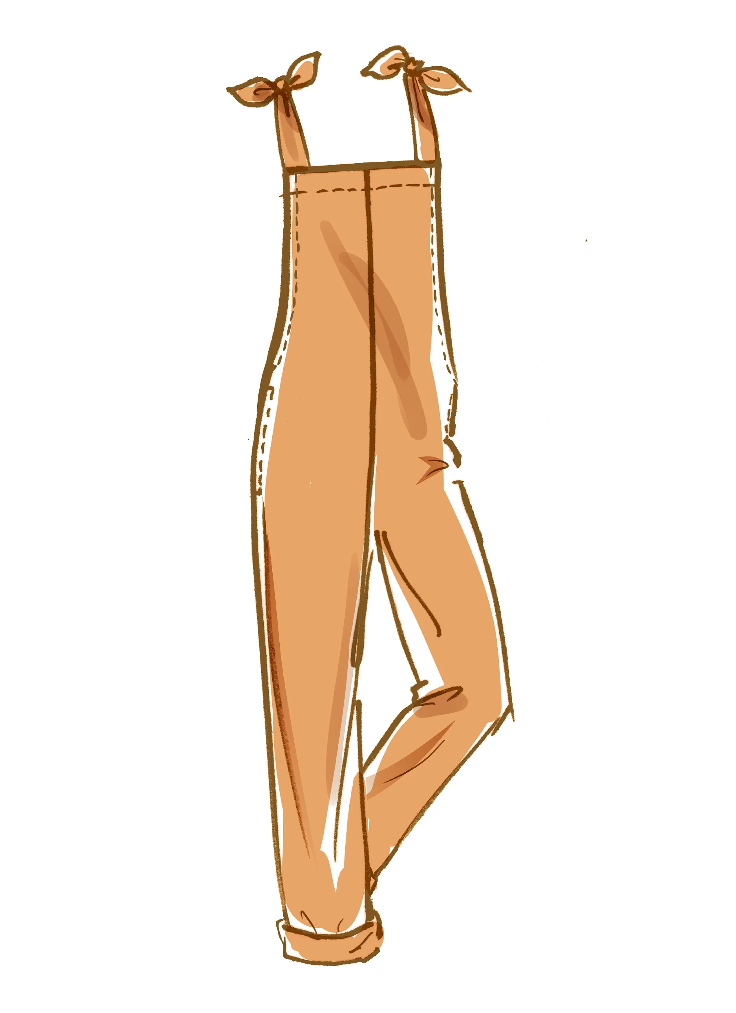 McCall's Pattern M8204 Misses' Overalls