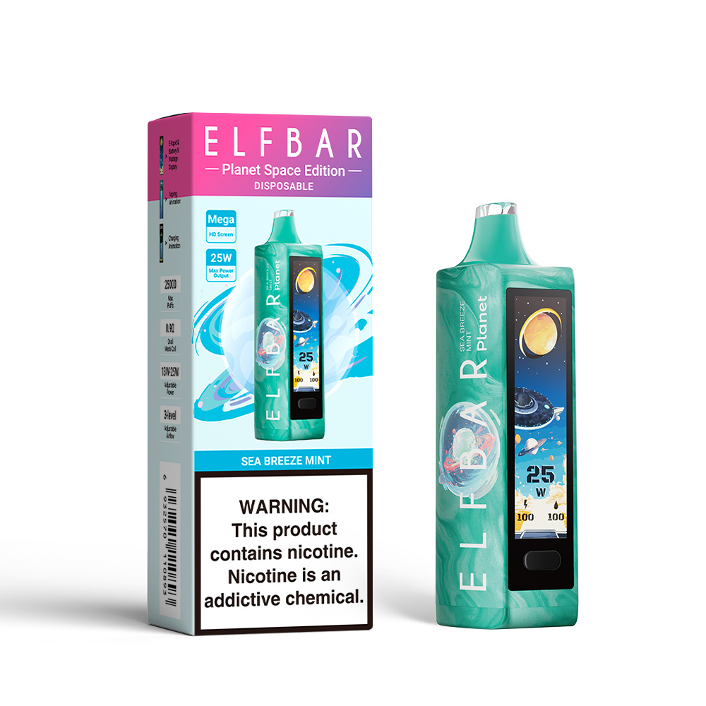 ELF BAR PLANET 25K oplaadbare wegwerpvape (alle smaken)