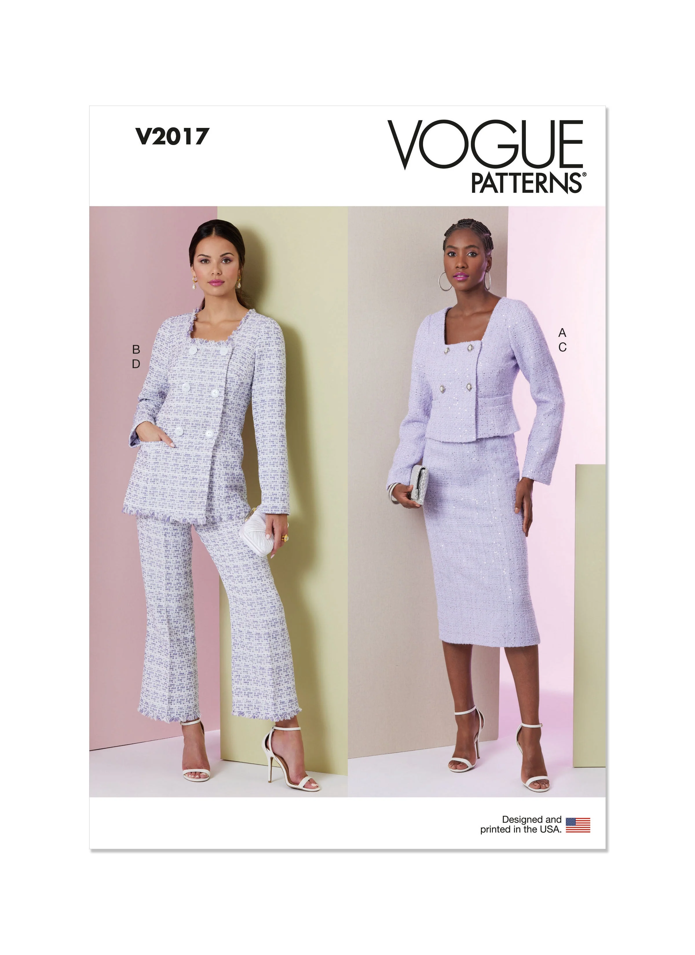 Vogue Pattern V2017 Misses