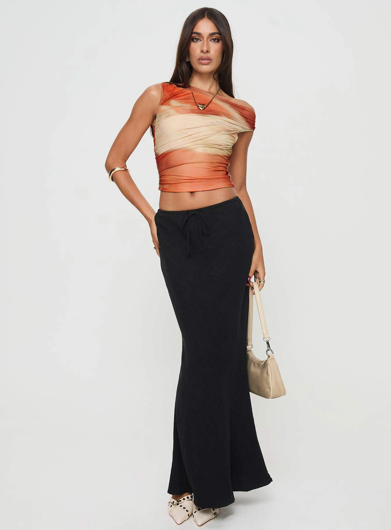 Sweet Emotion Top Brown Multi