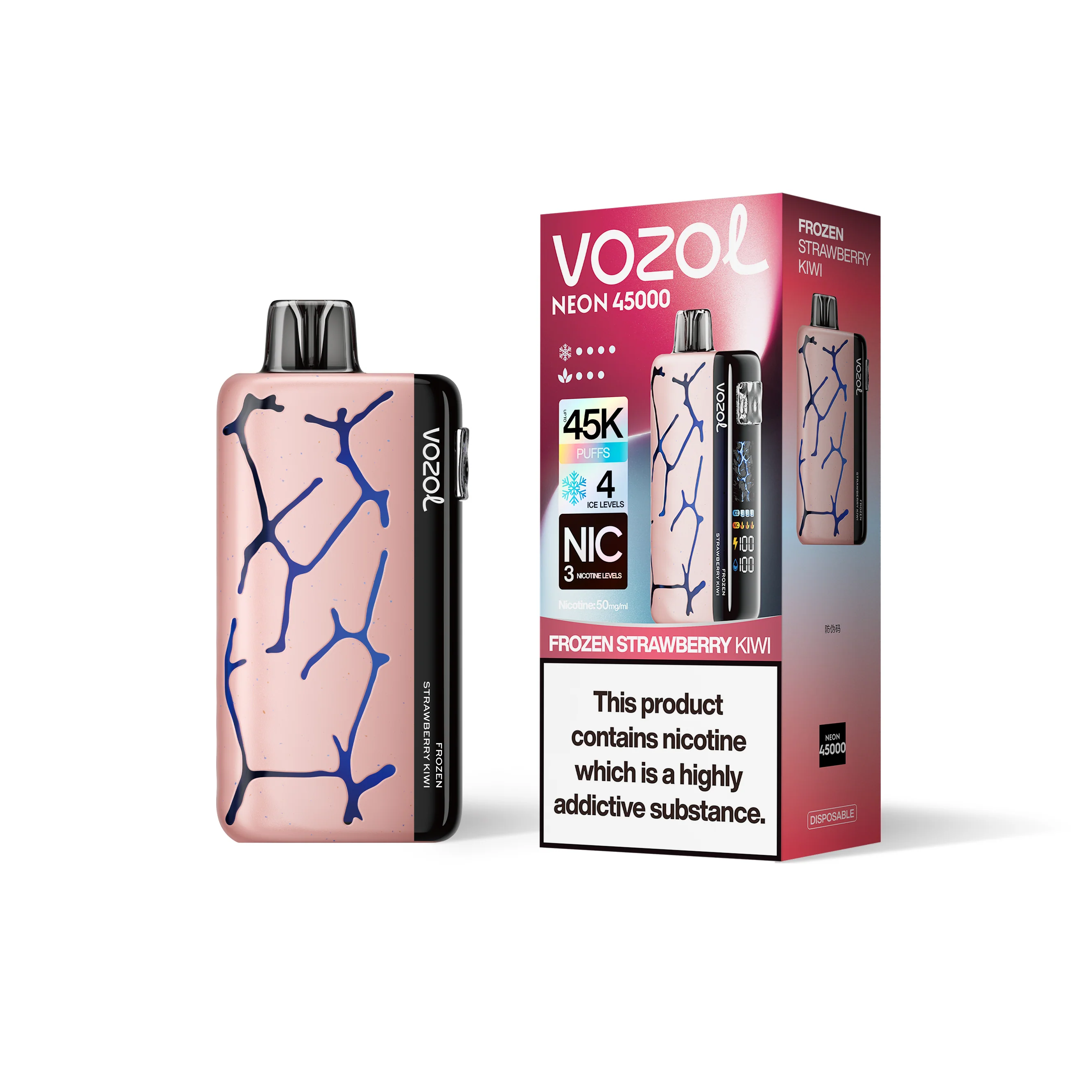 VOZOL NEON 45K wegwerpvape (alle smaken)