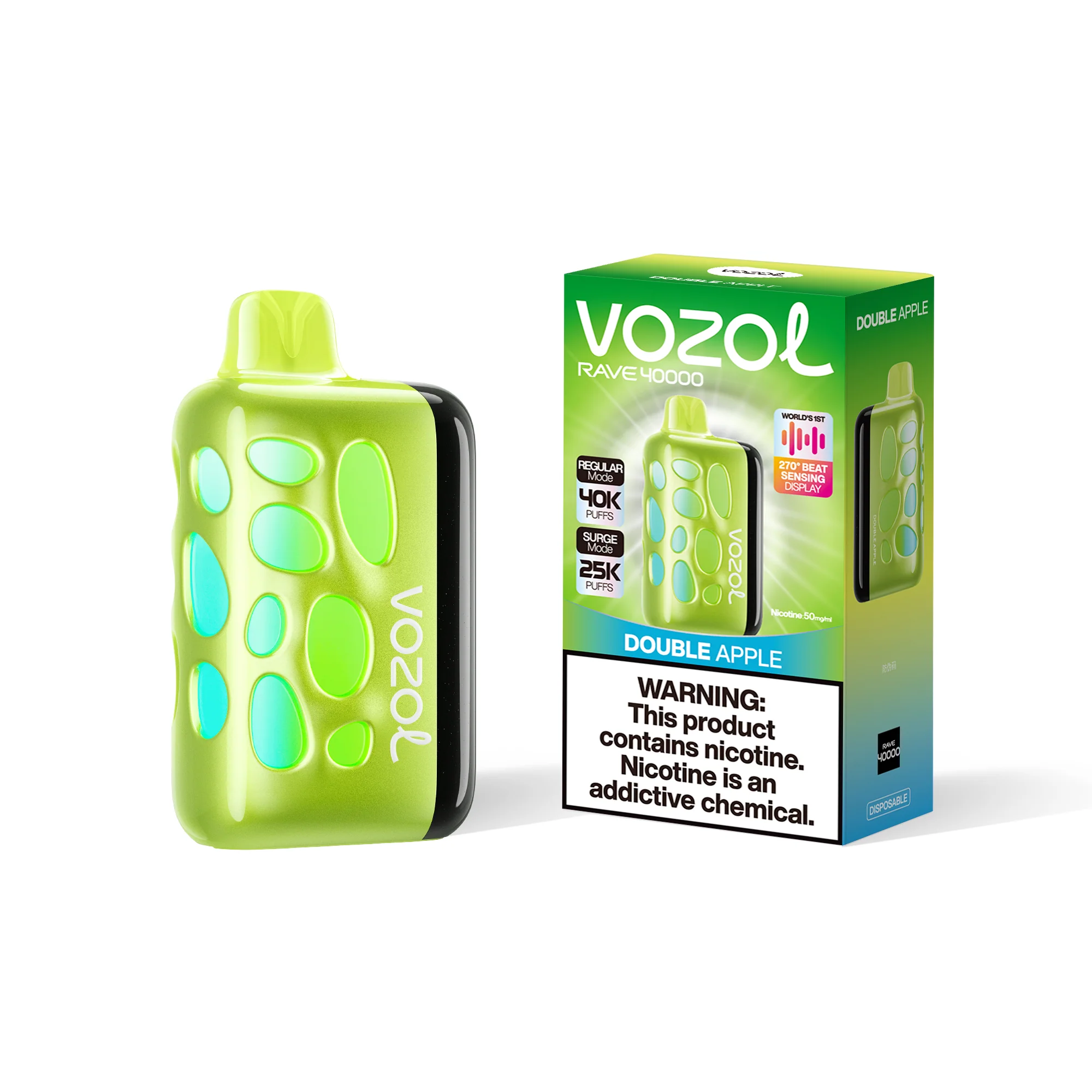 VOZOL RAVE 40K wegwerpvape (alle smaken)