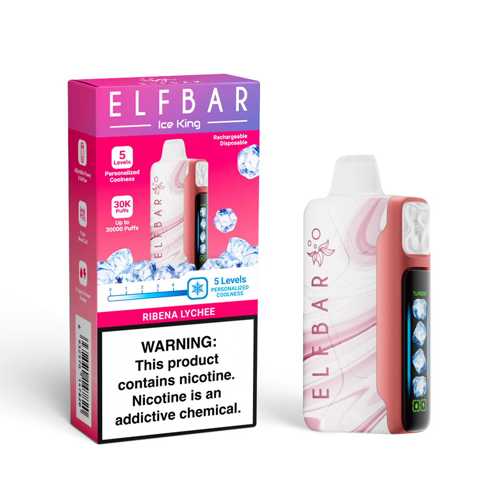 ELF BAR ICE KING 30K oplaadbare wegwerpvape (alle smaken)