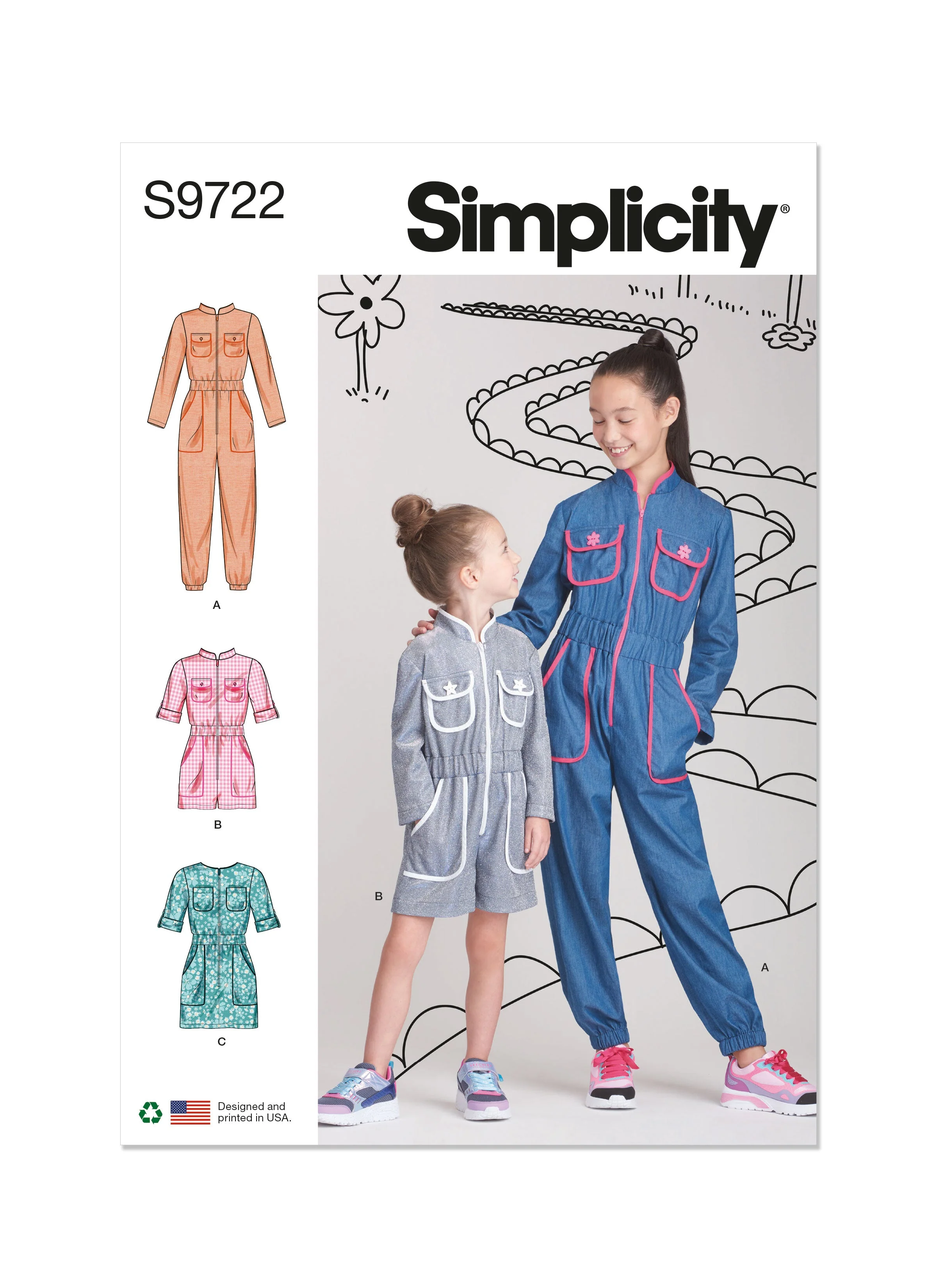 Simplicity Pattern S97Child/Girl Sportswear