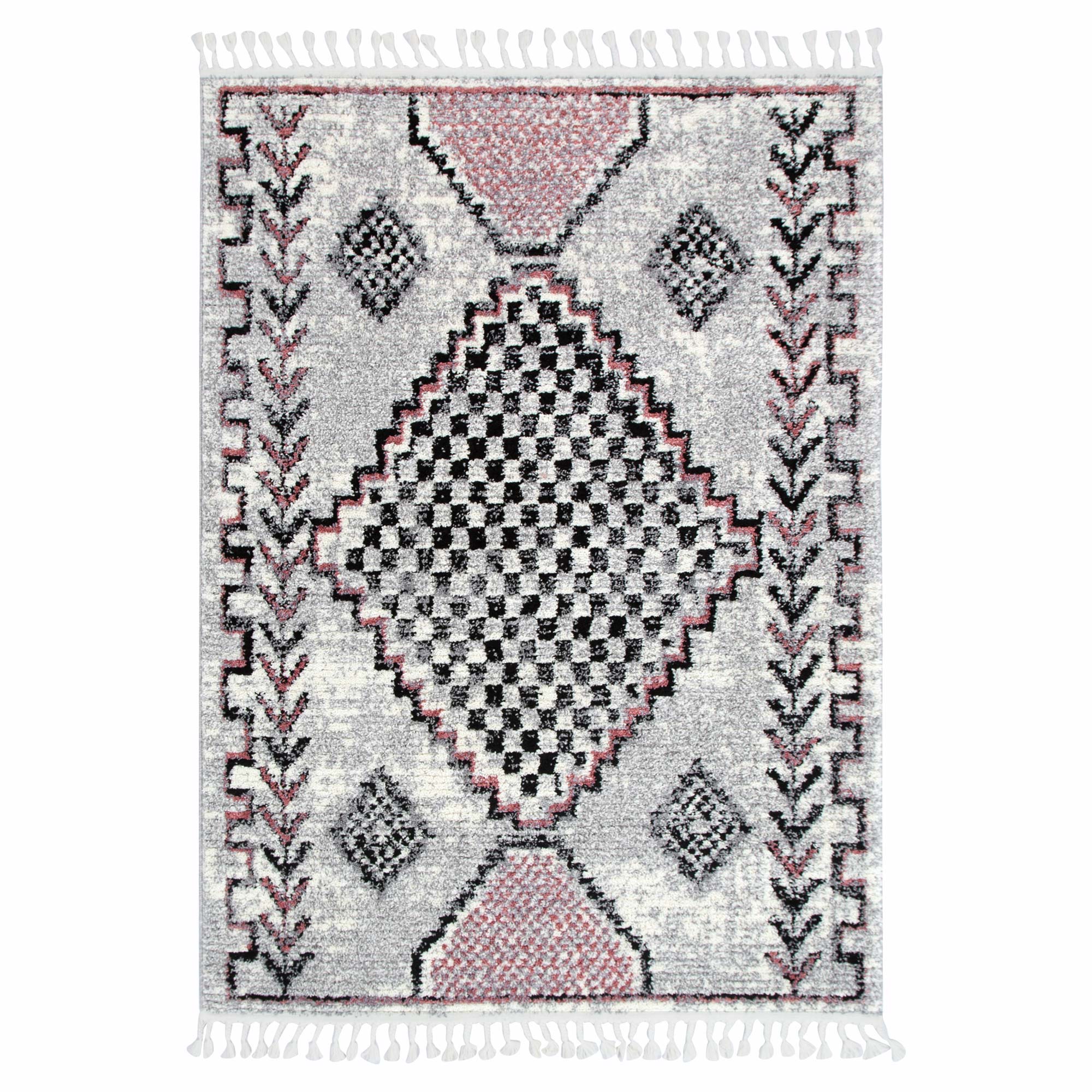 Mario Tocapus Blush Geometric Rug