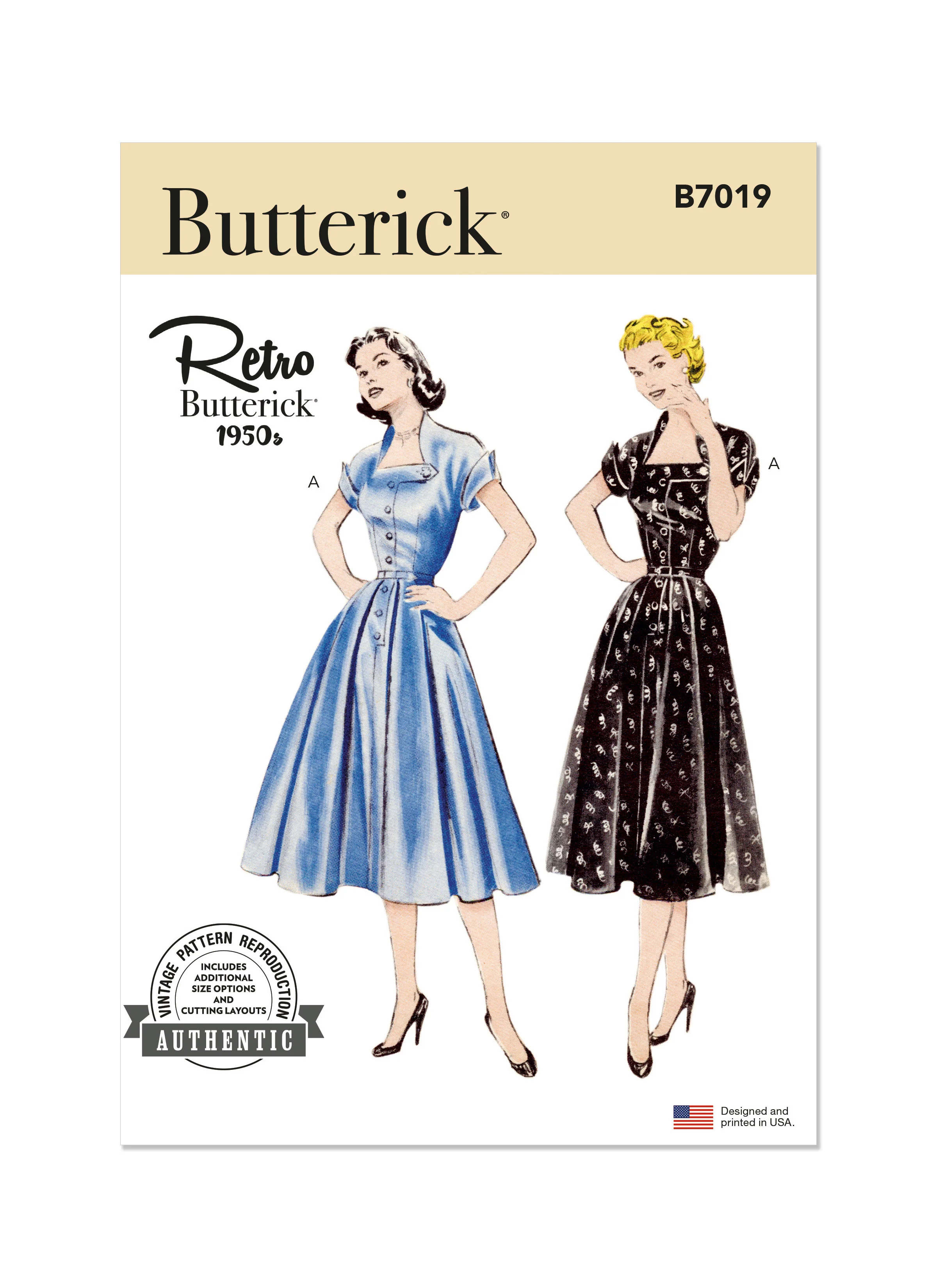 Butterick Pattern B7019 Misses