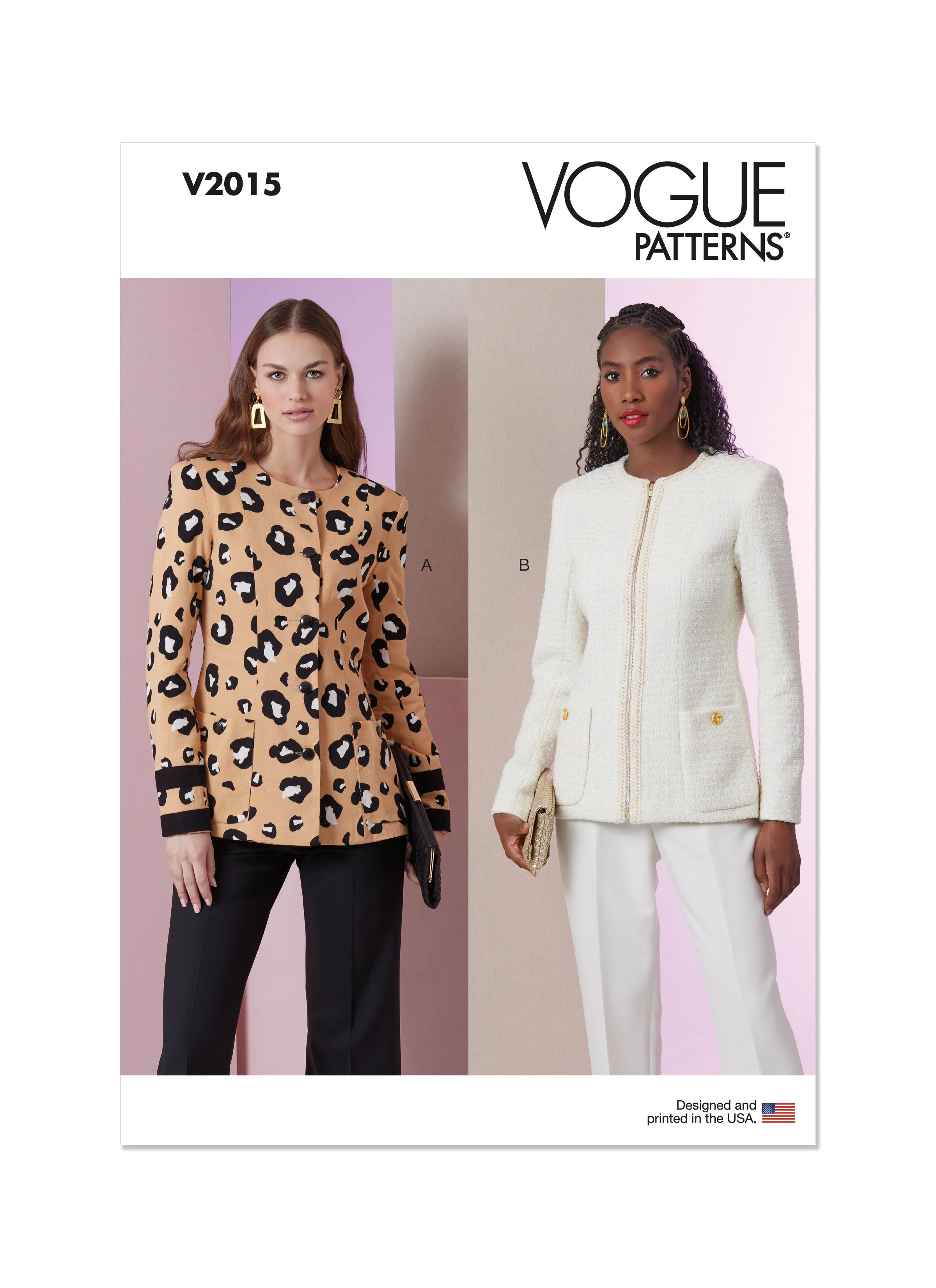 Vogue Pattern V2015 Misses