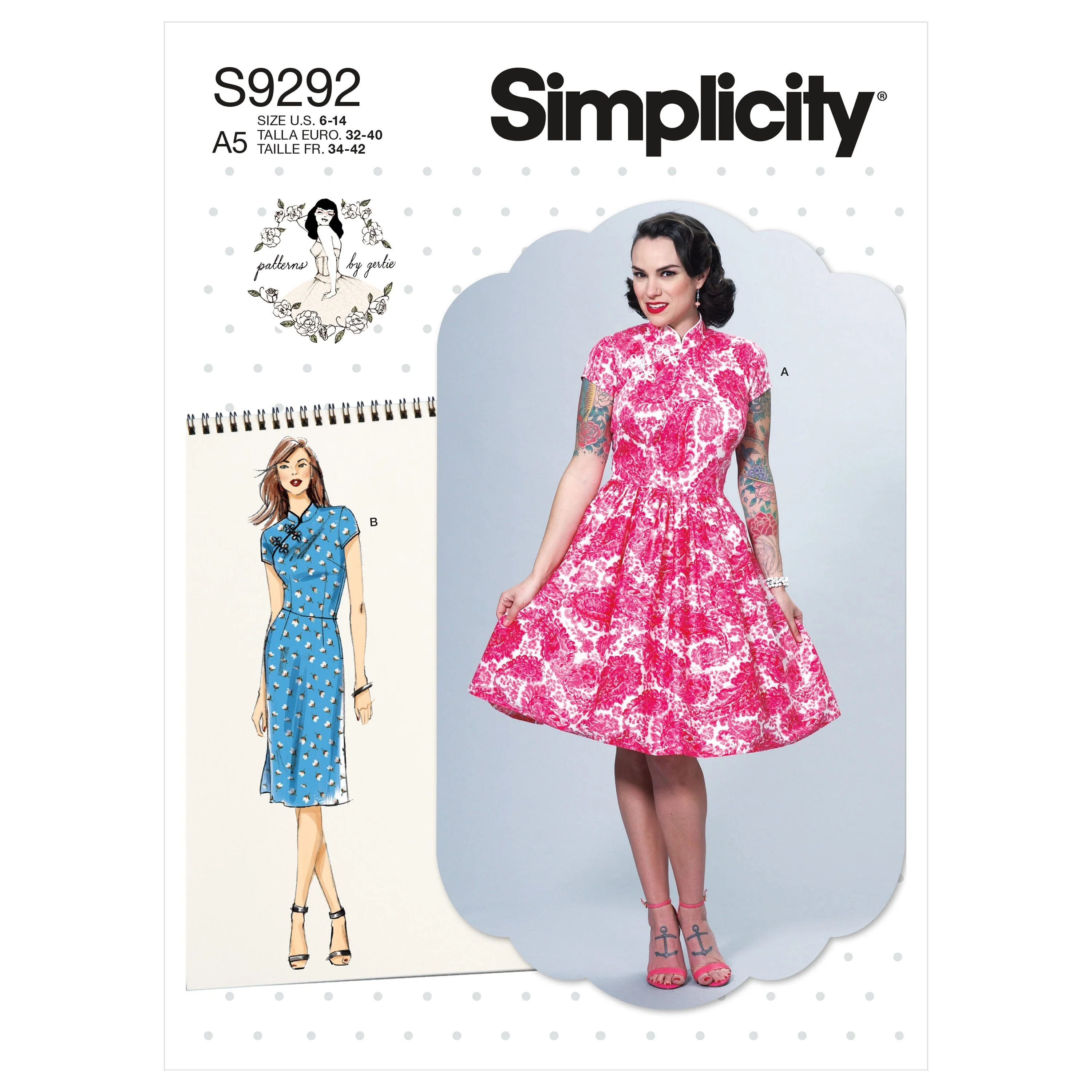 Simplicity Pattern 9292 Misses