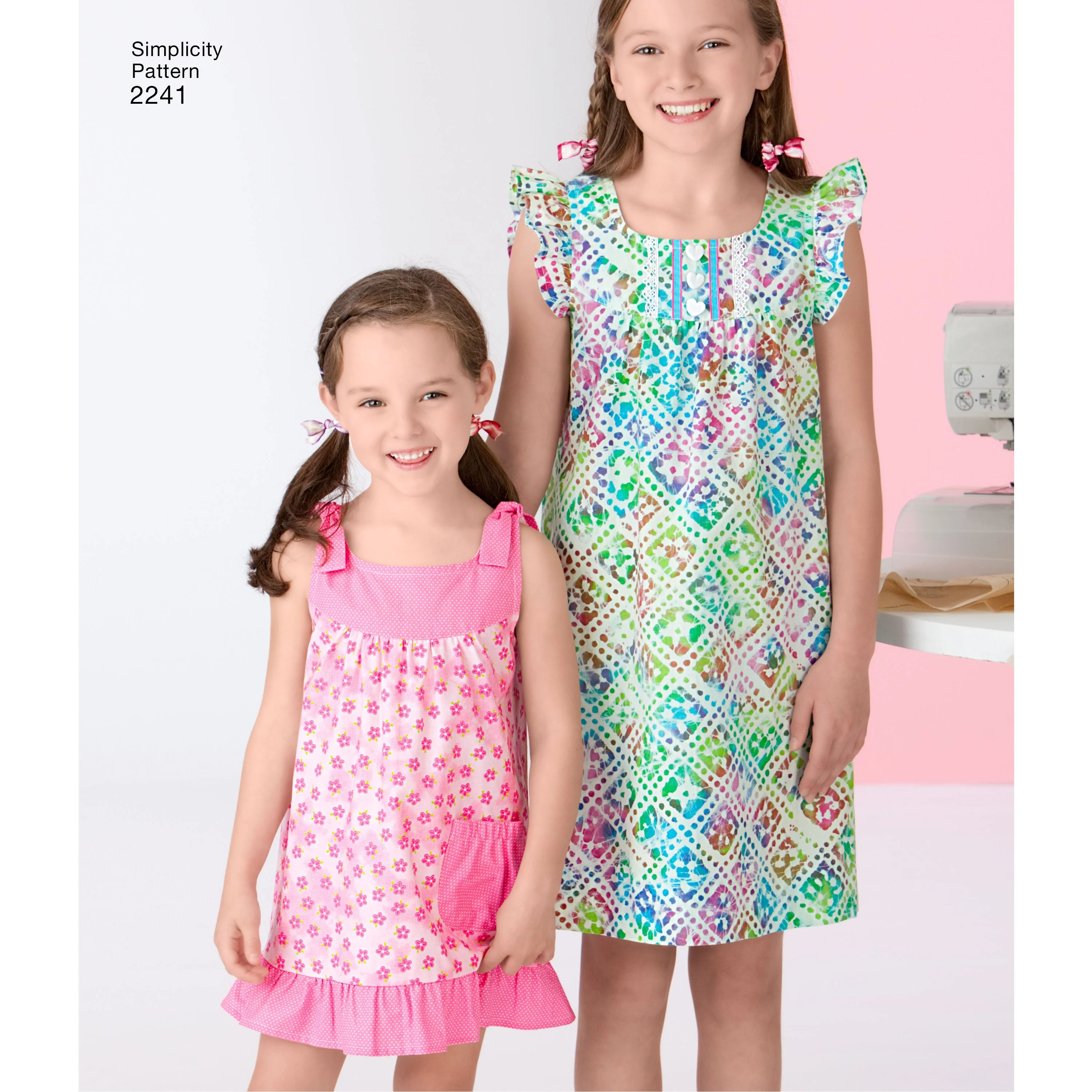 Simplicity Pattern 2241 Learn to Sew Child's & Girl's Dresses