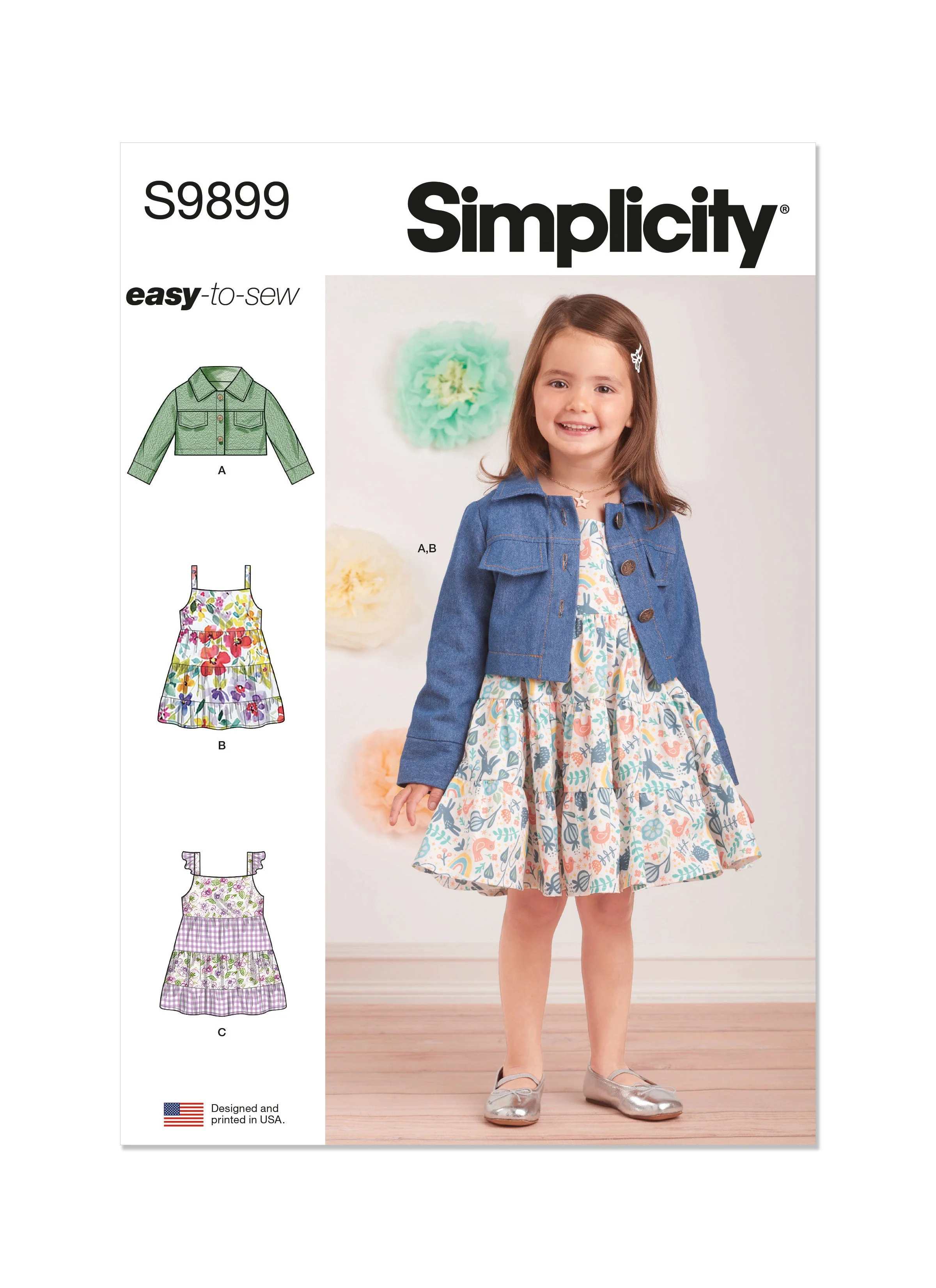 Simplicity Pattern S9899 Toddlers