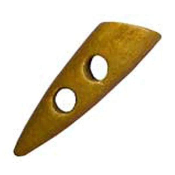 Sullivans Wooden Toggle Buttons, Tan Wood- 25 mm