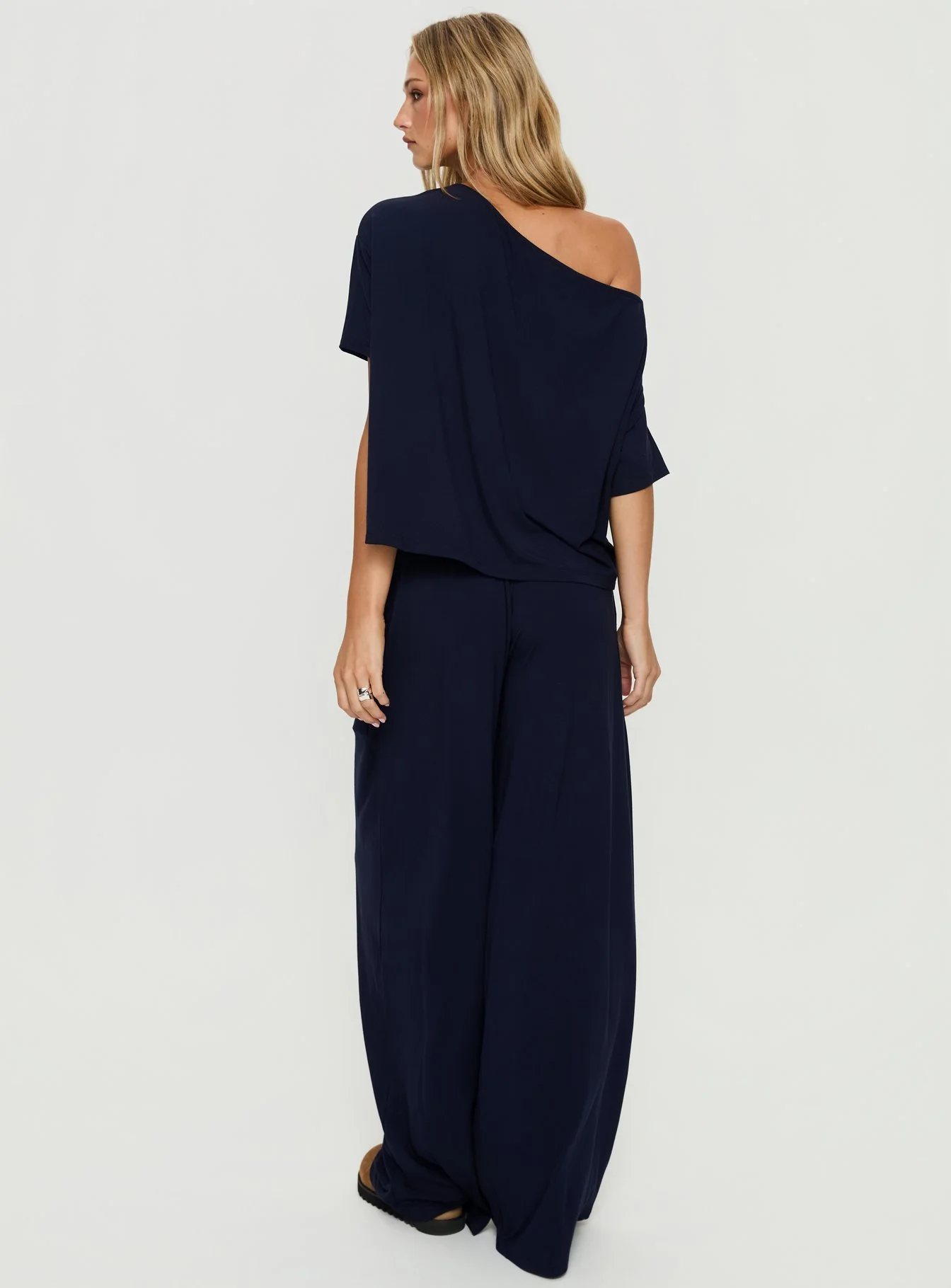 Cozy Hour Sleep Relaxed Pants Navy