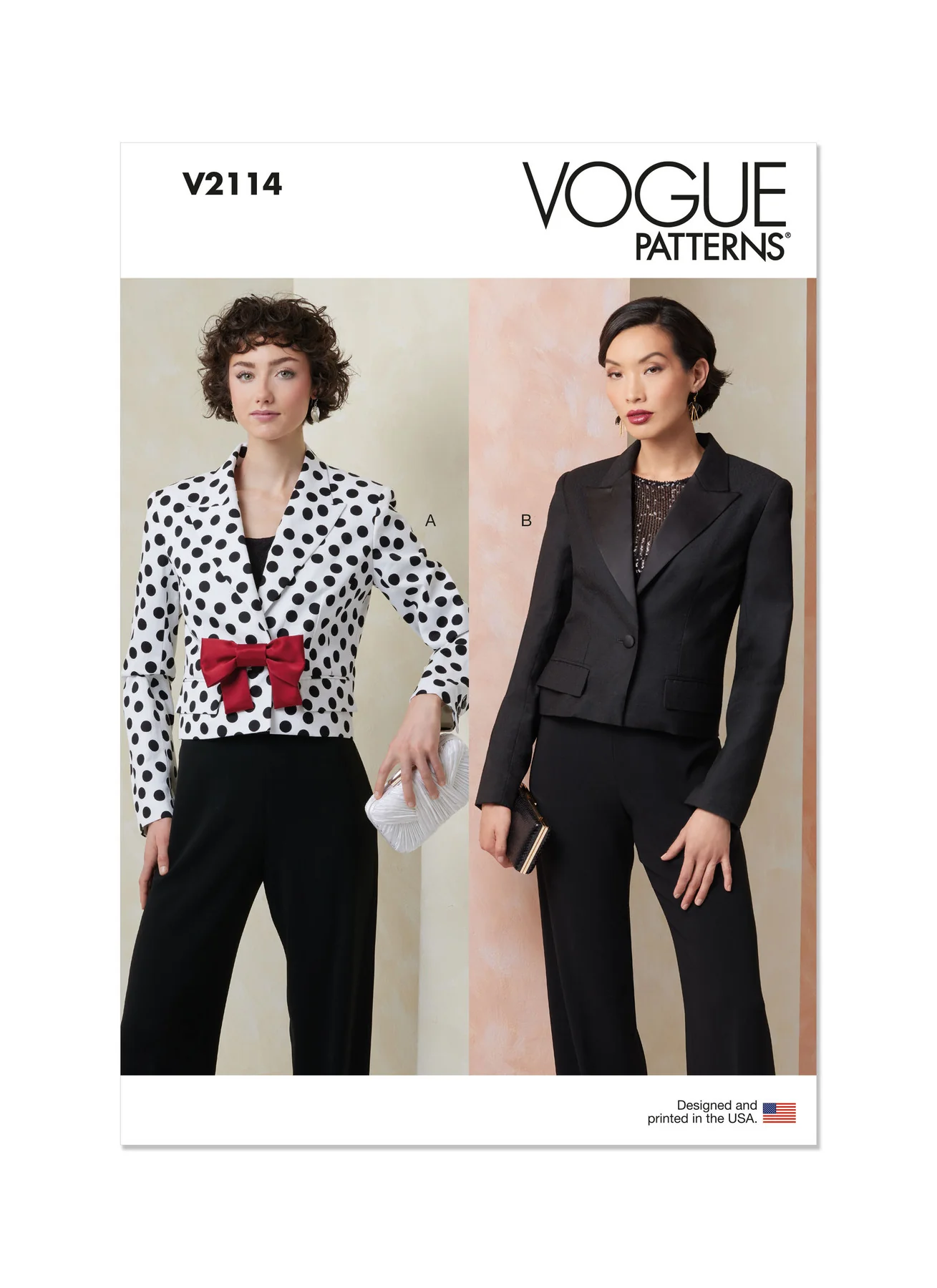 Vogue Pattern V2114 Misses' Jacket
