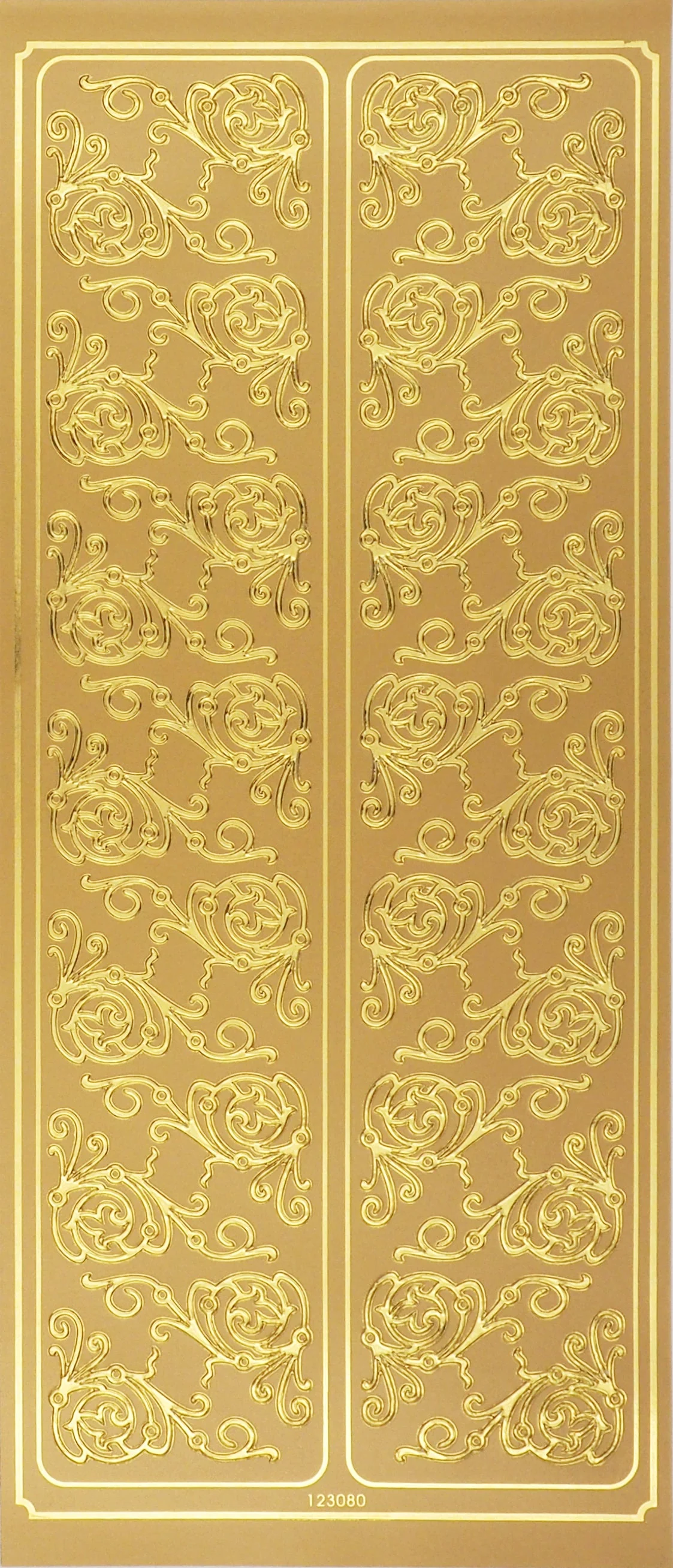 Arbee Foil Stickers Floral, Gold