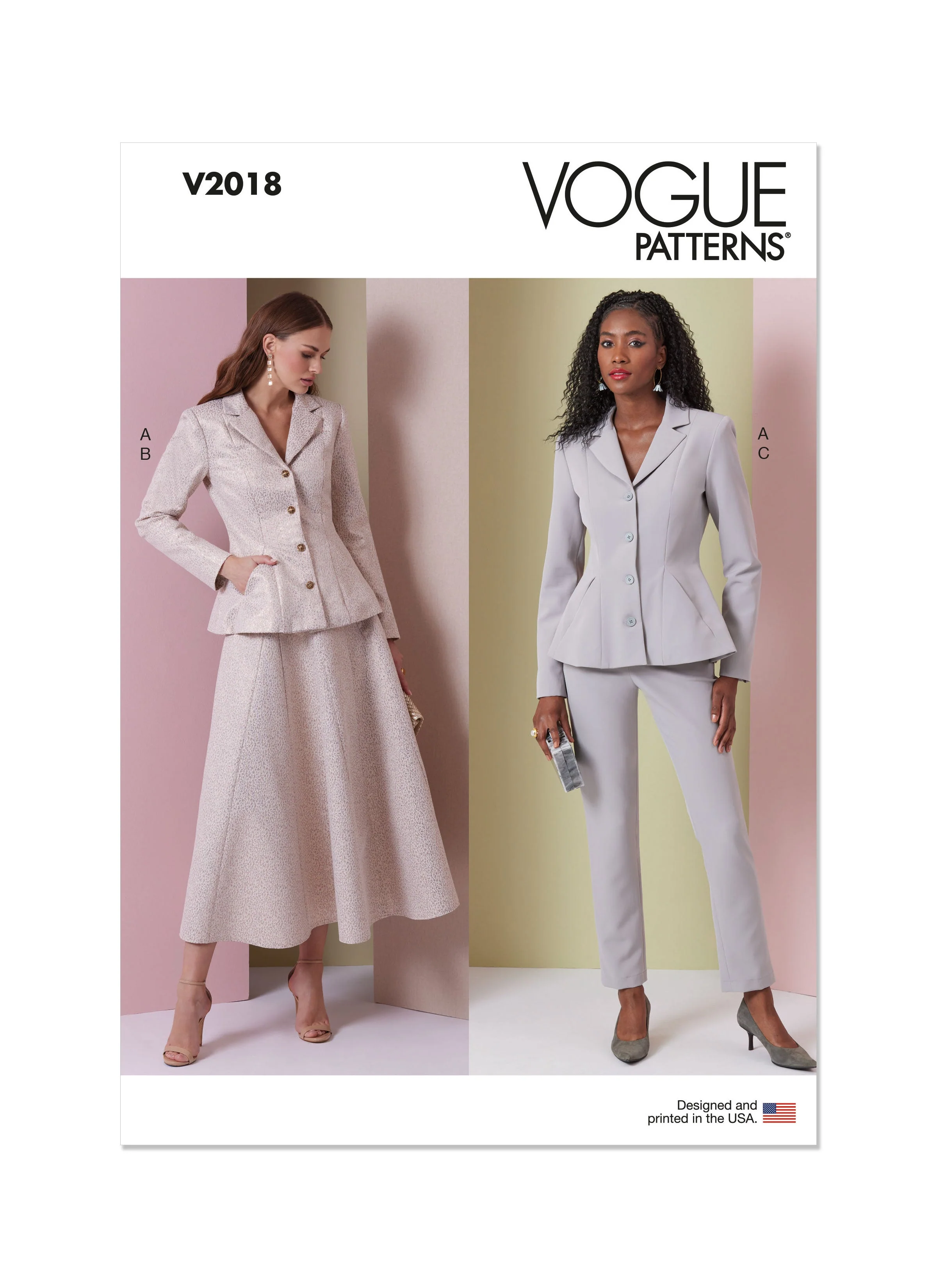 Vogue Pattern V2018 Misses