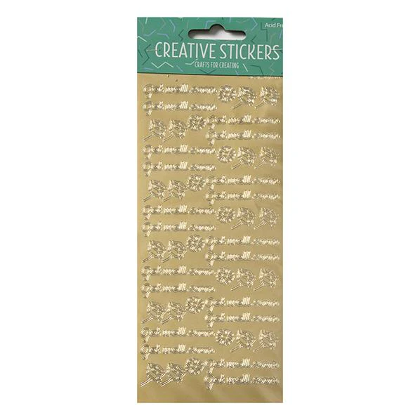 Arbee Stickers, Get Well Soon Gold