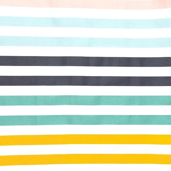 Bliss Sateen Fabric, Stripes- Width 120cm