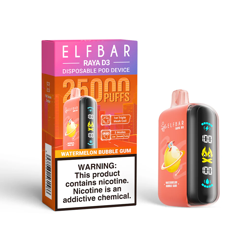 ELFBAR RAYA D3 wegwerpvape (alle smaken)