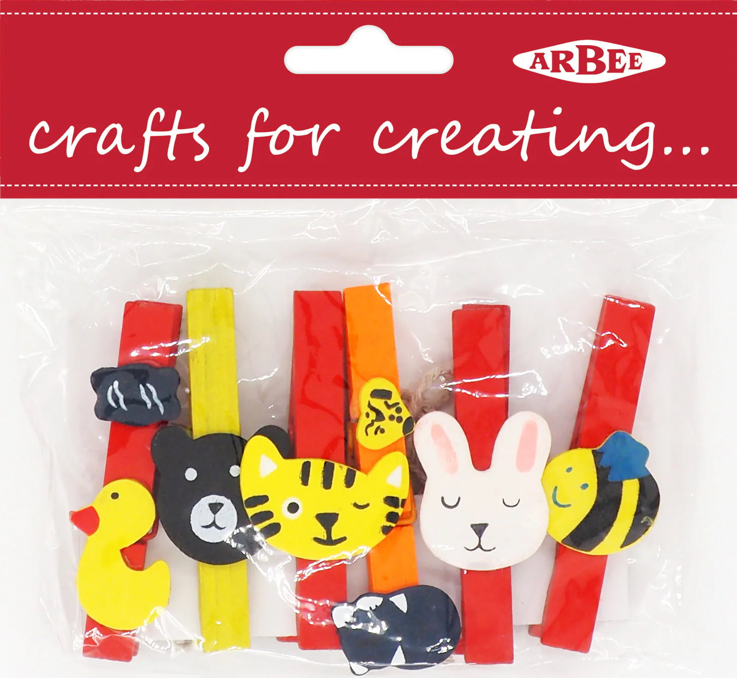 Arbee Wood Pegs, Large Cat