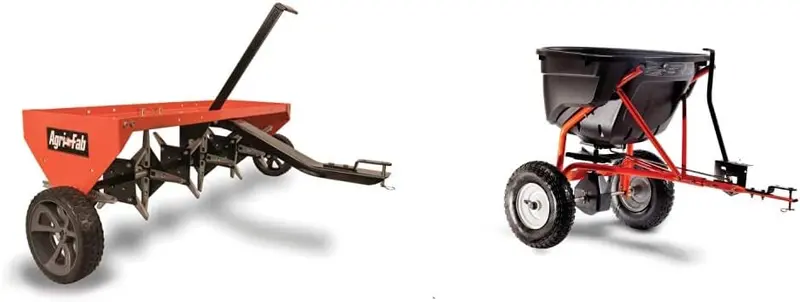Aerator rozsuwany o długości 122 cm – wytrzymały aerator do trawnika i gleby, wykończenie pomarańczowo-czarne
