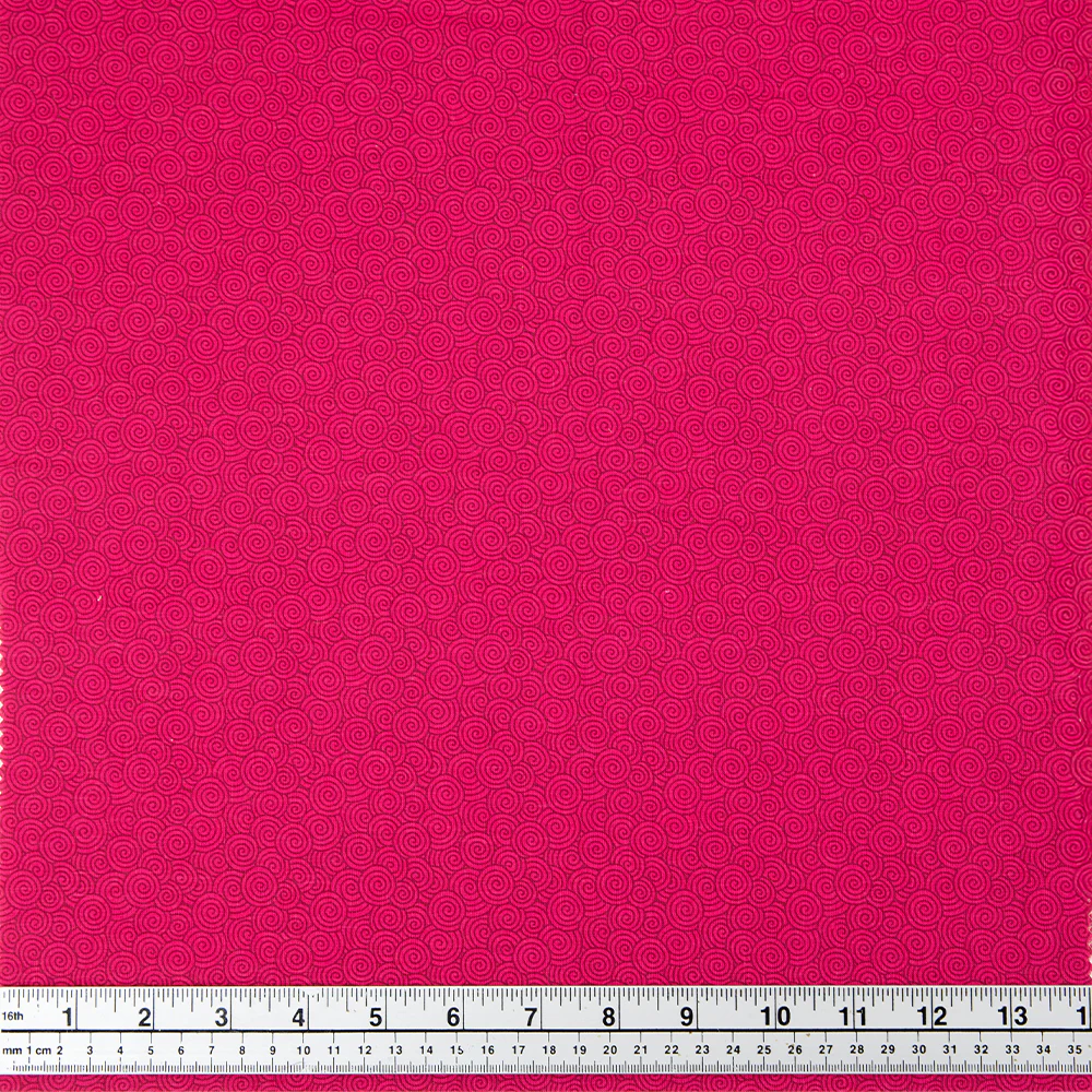 Print Craft & Quilting Fabric, Small Swirls- Width 110cm