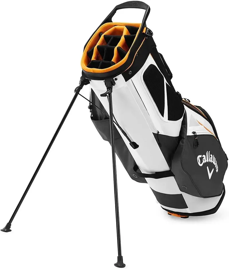 Torba golfowa Callaway Mavrik – model 2020, stylowa grafika, pełny panel tylny, góra z 14 kieszeniami