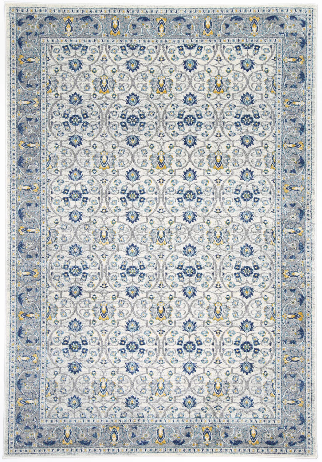 Delicate Rustic Blue Rug