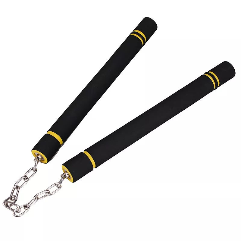 Sale Metal Nunchaku Daily Fitness Soft Design Colorful Eva Foam Nunchaku