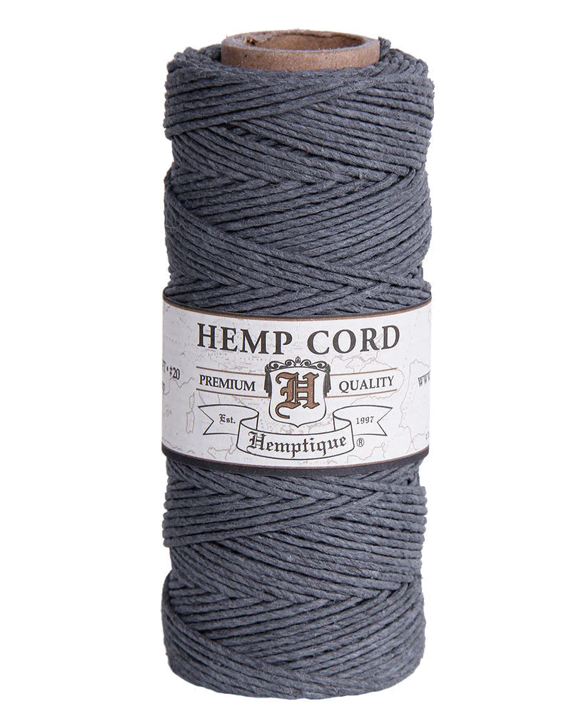 Hemptique Card Cord Set #20, Gray