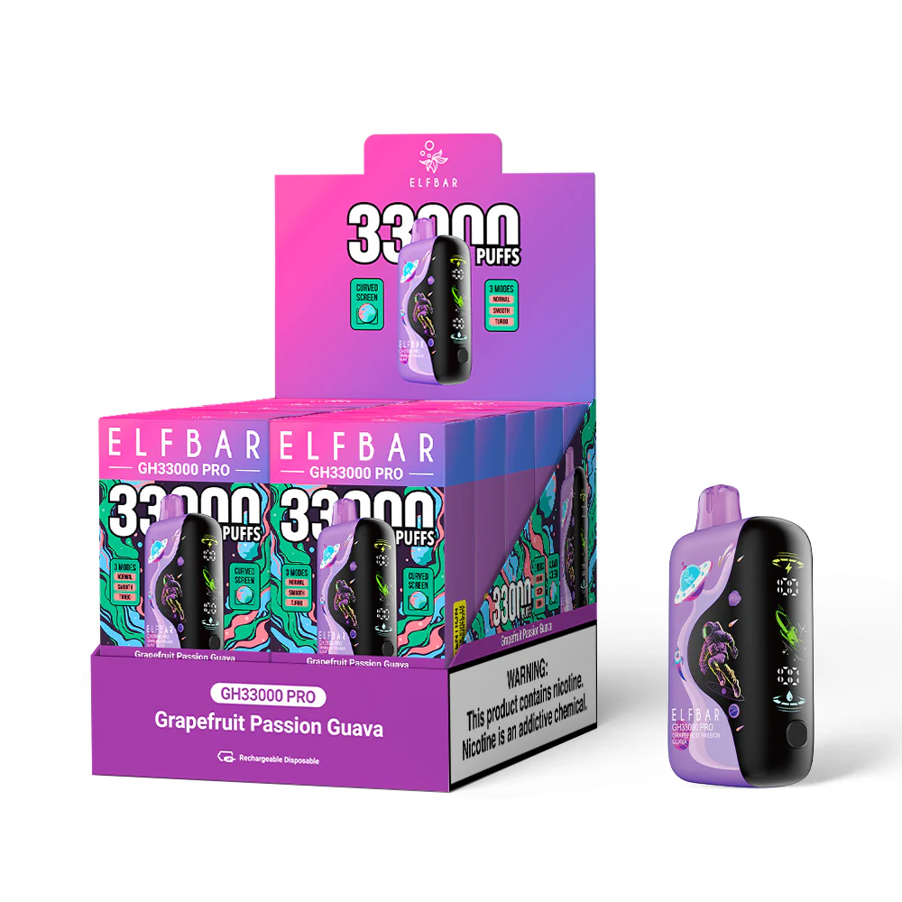 ELFBAR GH33000 PRO oplaadbare wegwerpvape (alle smaken)